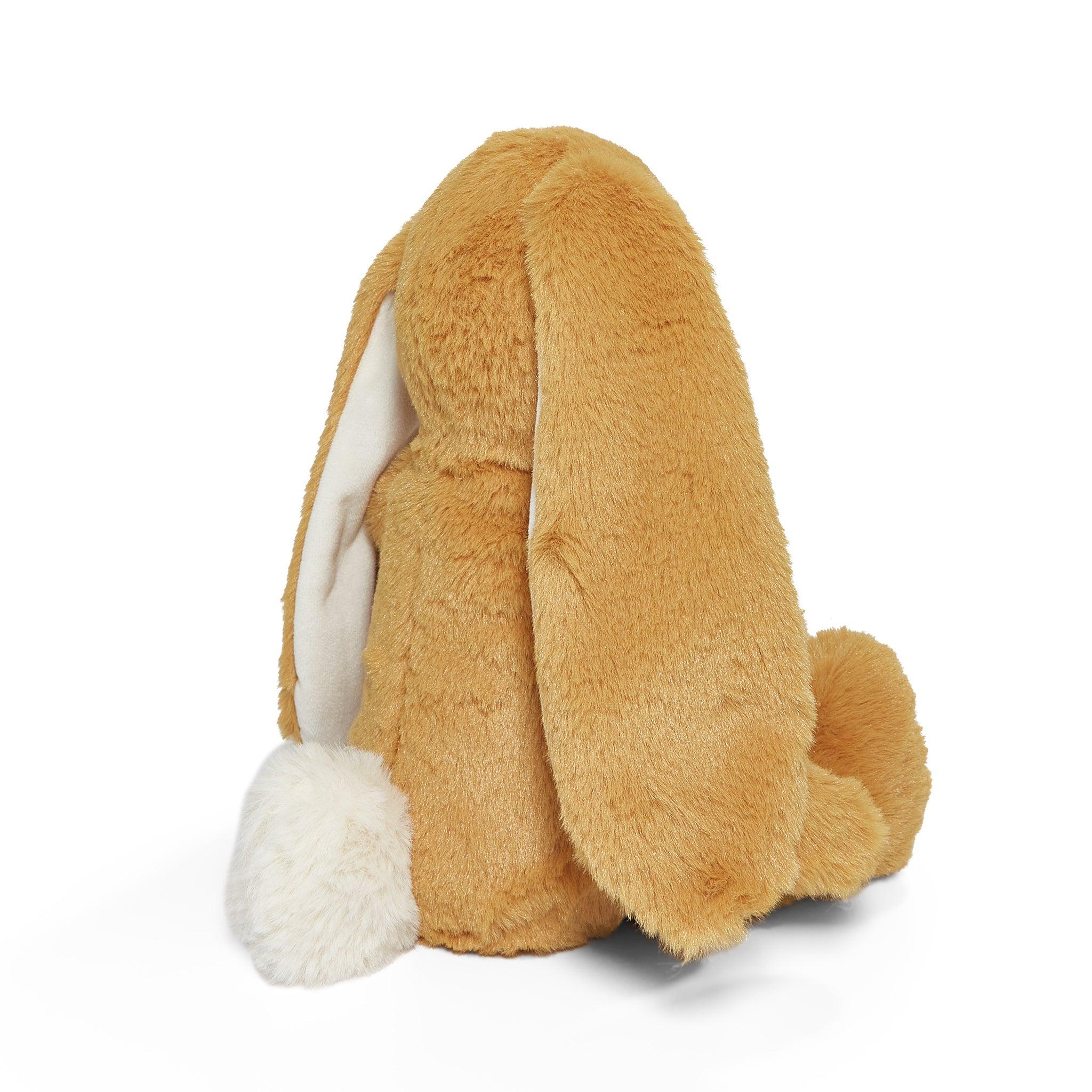 Little 12 Floppy Nibble Bunny Plush Toy - Soft Marigold Yellow Stuffed Animal for Kids | Perfect for Nursery Decor, Easter Gifts & Cuddling