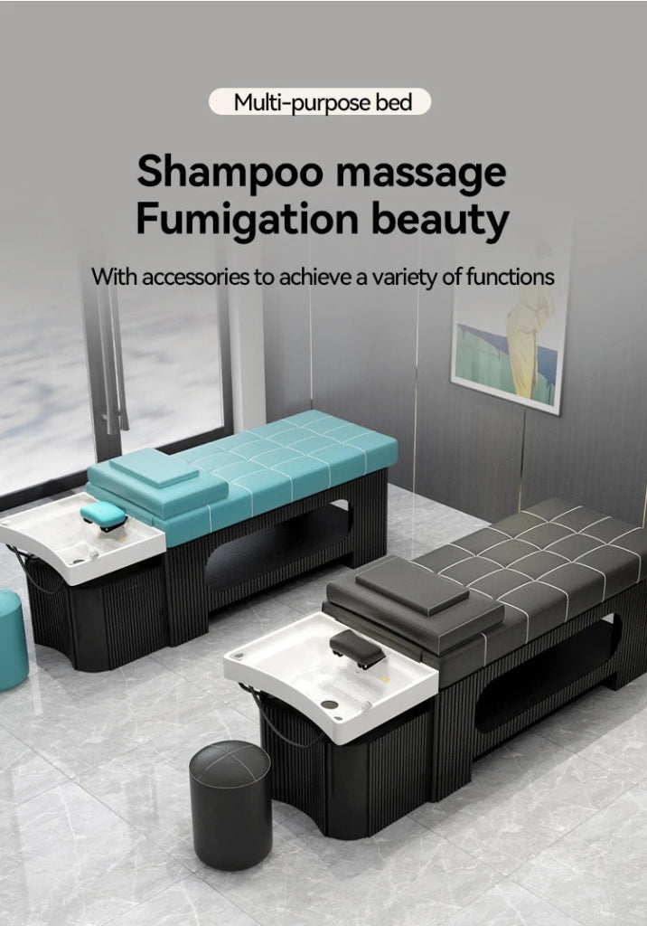 Greenlife Thai Head Spa Hair Backwash Shampoo Sink Bed - Durable & Practical Salon Equipment for Hair Washing & Scalp Massage | Perfect for Beauty Salons, Spas & Home Use