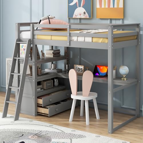 Gray (Desk & Storage)