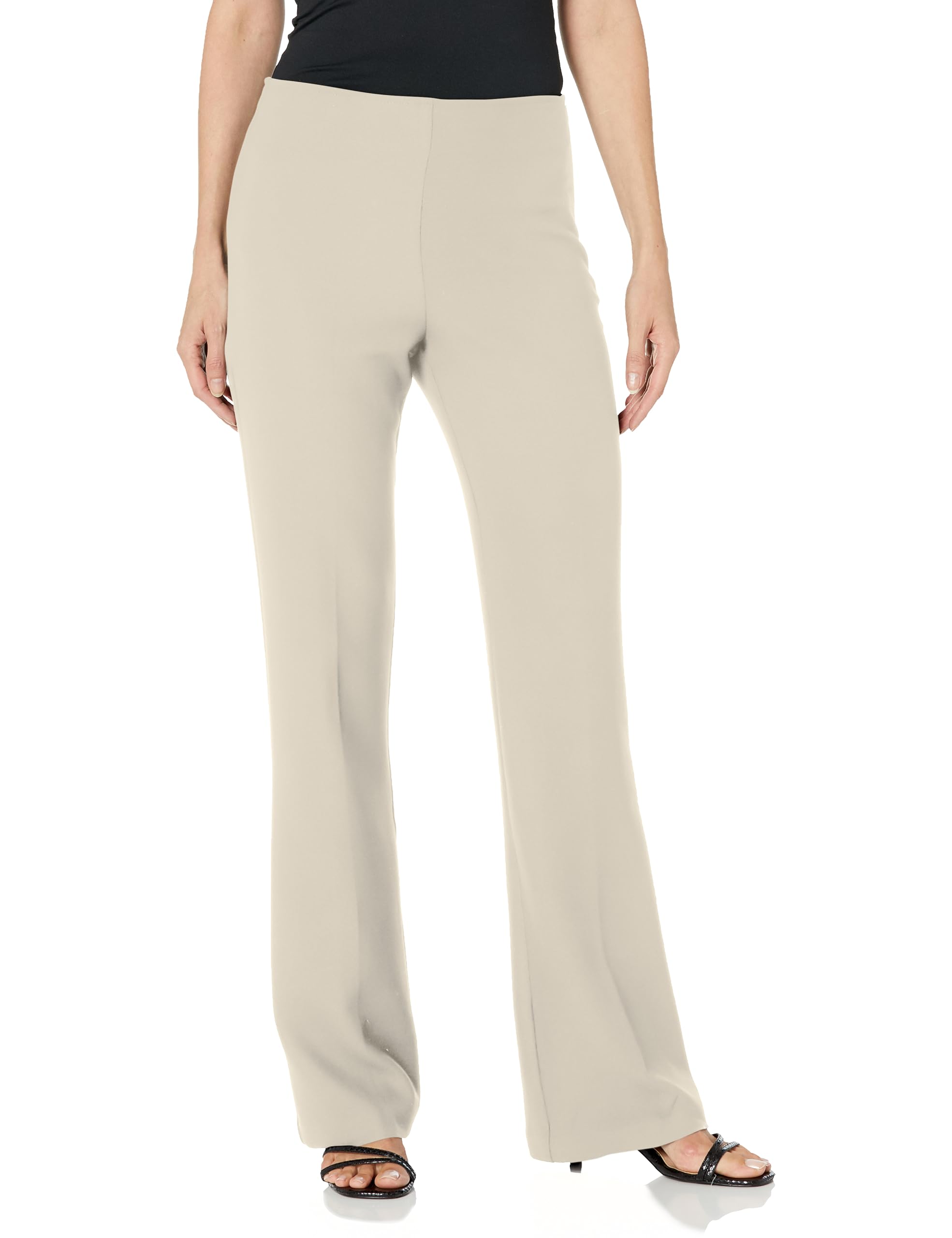 Trina Turk Women's High Waist Kick Flare Pants - Stretchy Comfort Fit Wide Leg Trousers for Work, Office & Casual Outfits | Plus Size Options Available