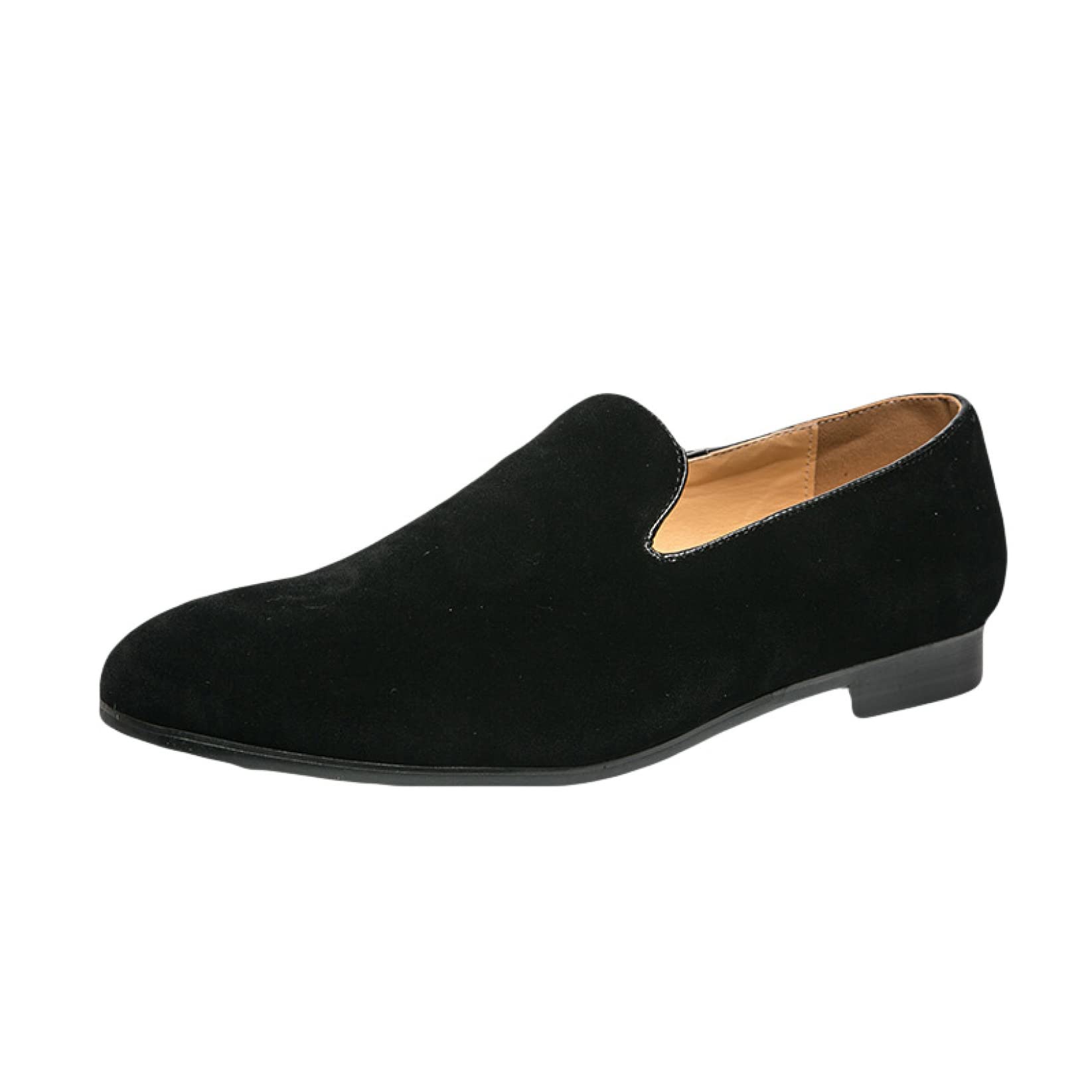 HOXEKLÉ Men's Suede Penny Loafers - Soft Slip-On Casual Dress Shoes for Wedding, Party & Office - Comfortable Flat Loafers for Business & Formal Occasions