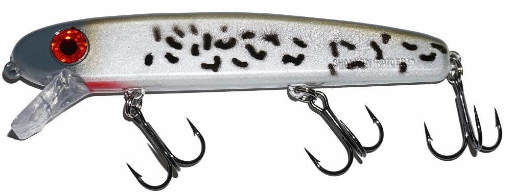 Bucher 5 Shallow Raider Crankbait Fishing Lure - Topwater Bass Bait for Freshwater & Saltwater - Perfect for Shallow Water Fishing, Casting, and Trolling