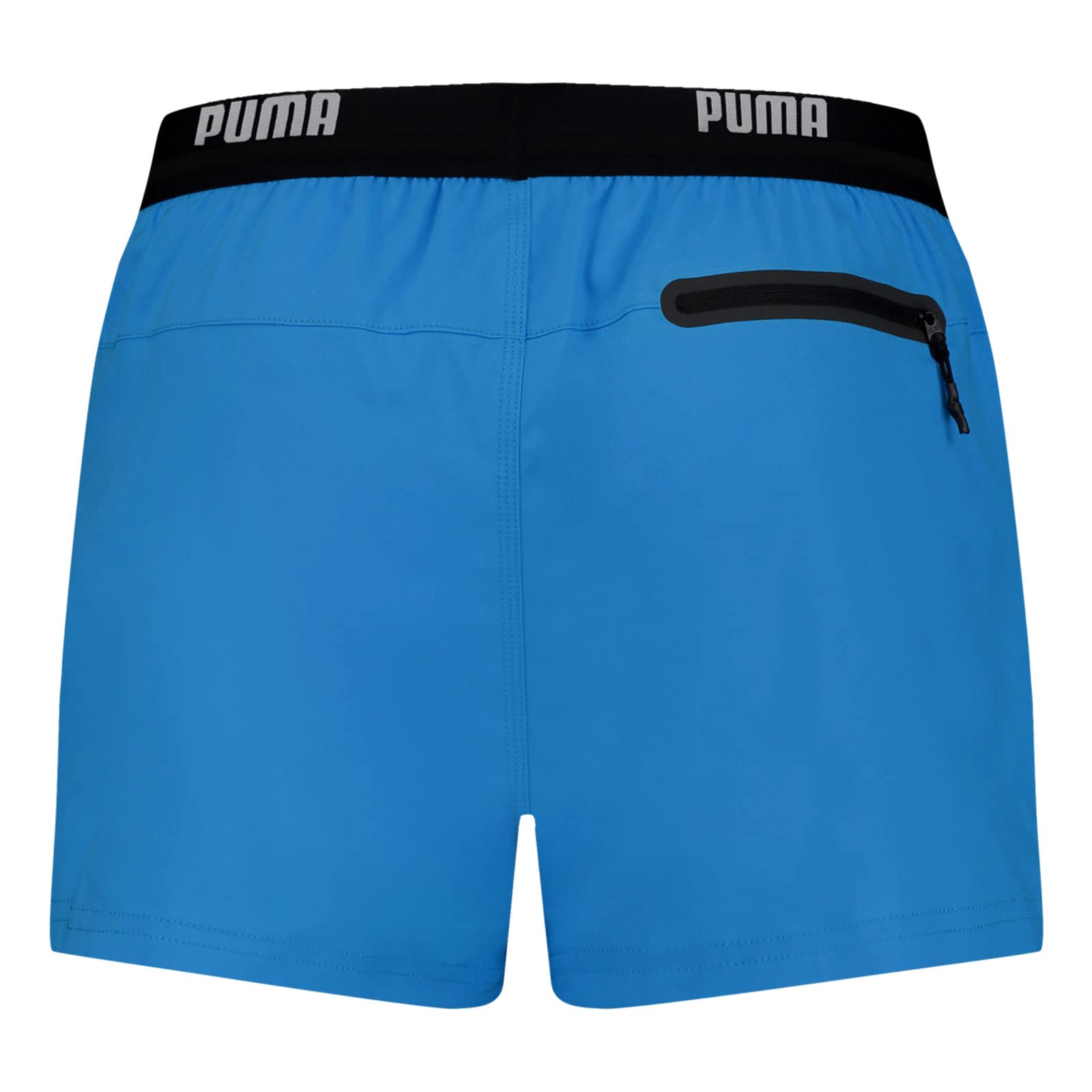 PUMA Men's Logo Short Length Swim Shorts - Quick Dry Board Shorts for Swimming, Beach & Surfing - 1 Pair Included - Perfect for Pool, Vacation & Water Sports