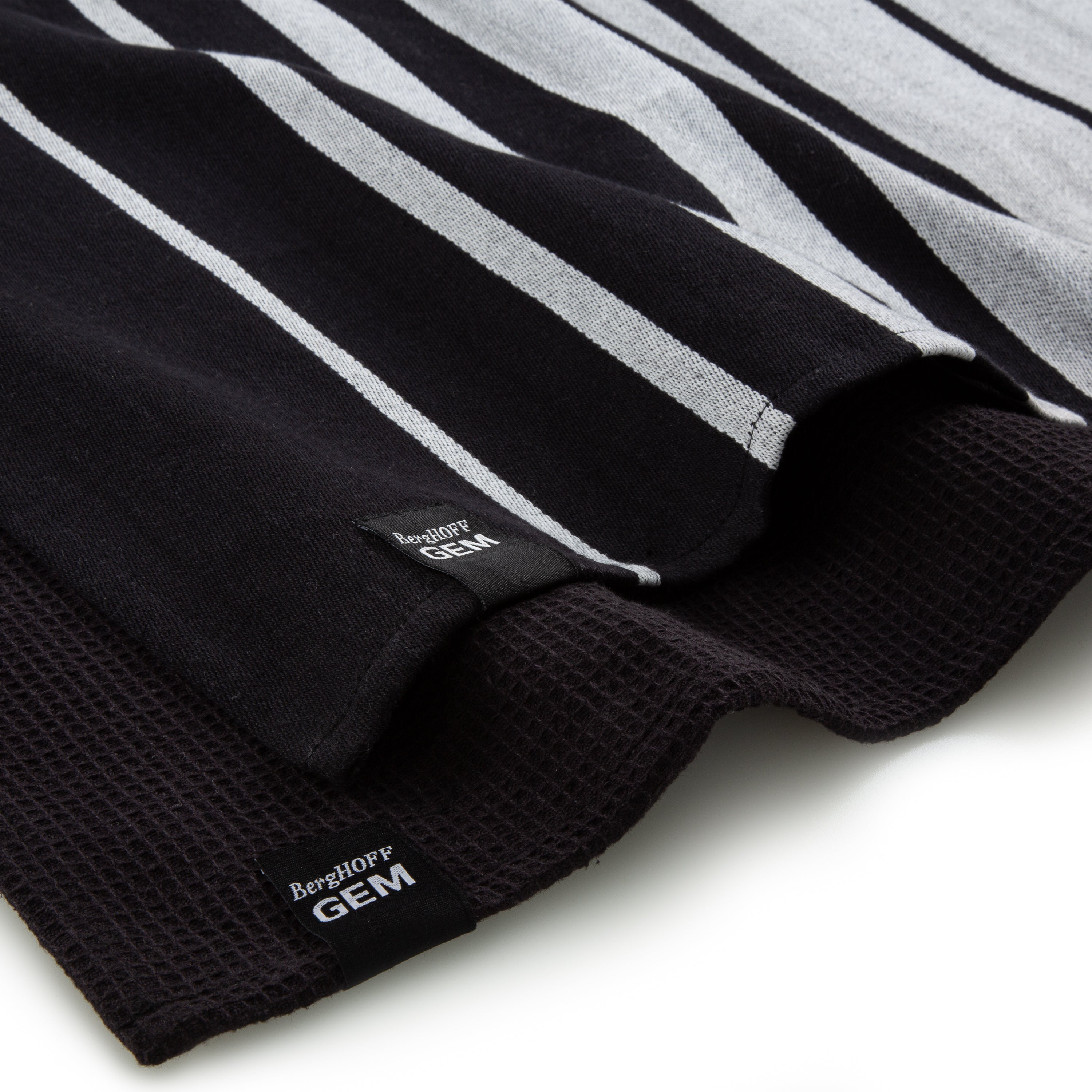 BergHOFF GEM 2-Piece Premium Cotton Tea Towel Set - Absorbent & Durable Kitchen Towels for Drying Dishes, Glassware & Utensils - Perfect for Everyday Use in Home Kitchen & Dining
