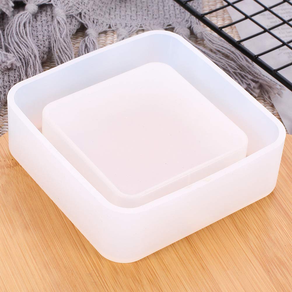 2 Packs Square Ashtray Silicone Molds for Resin Casting - DIY Epoxy Resin Art Craft Supplies - Perfect for Home Decor, Gift Making & Smoking Accessories