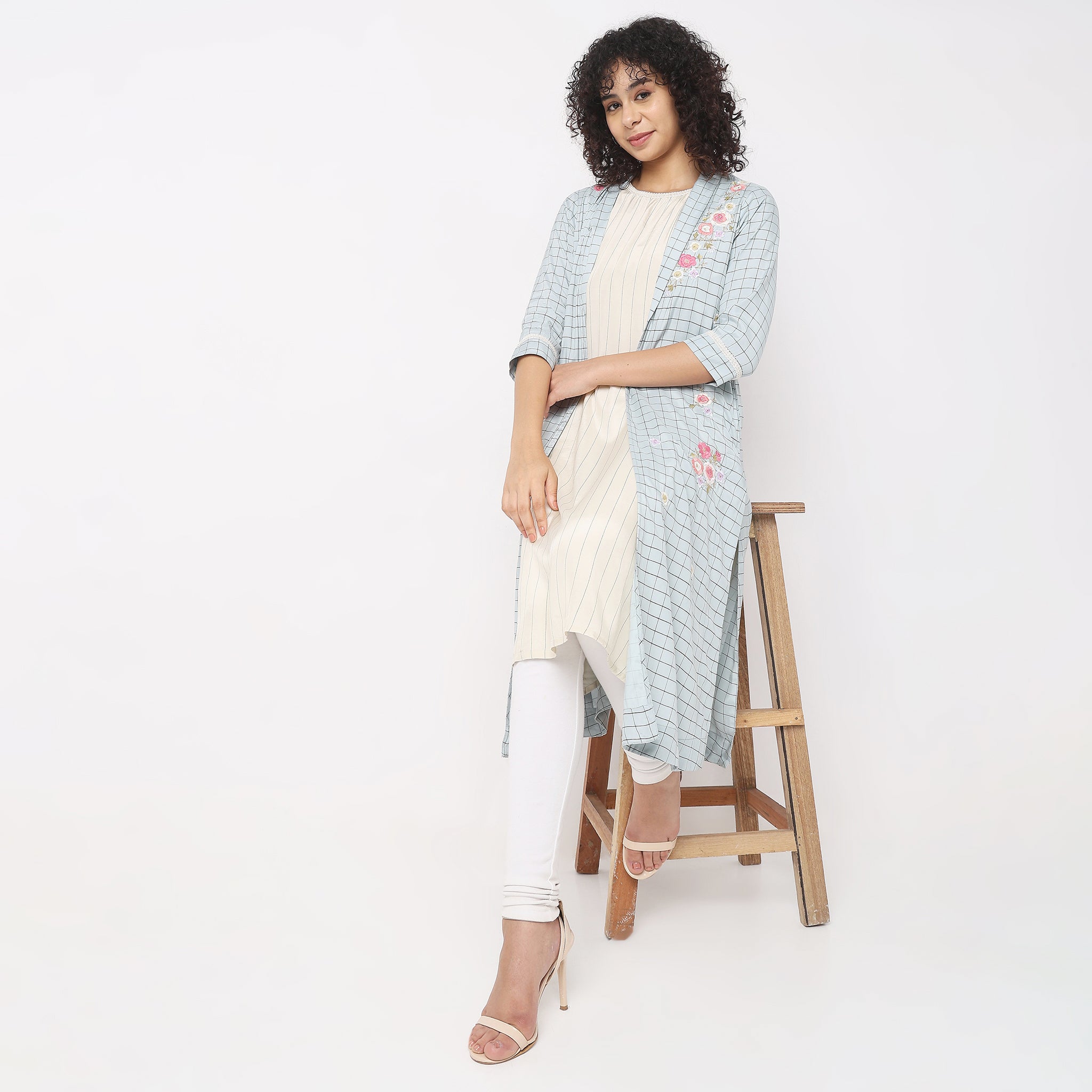 Flare Fit Printed Kurta for Women - Stylish Indian Ethnic Tunic Top - Perfect for Festivals, Weddings & Casual Wear