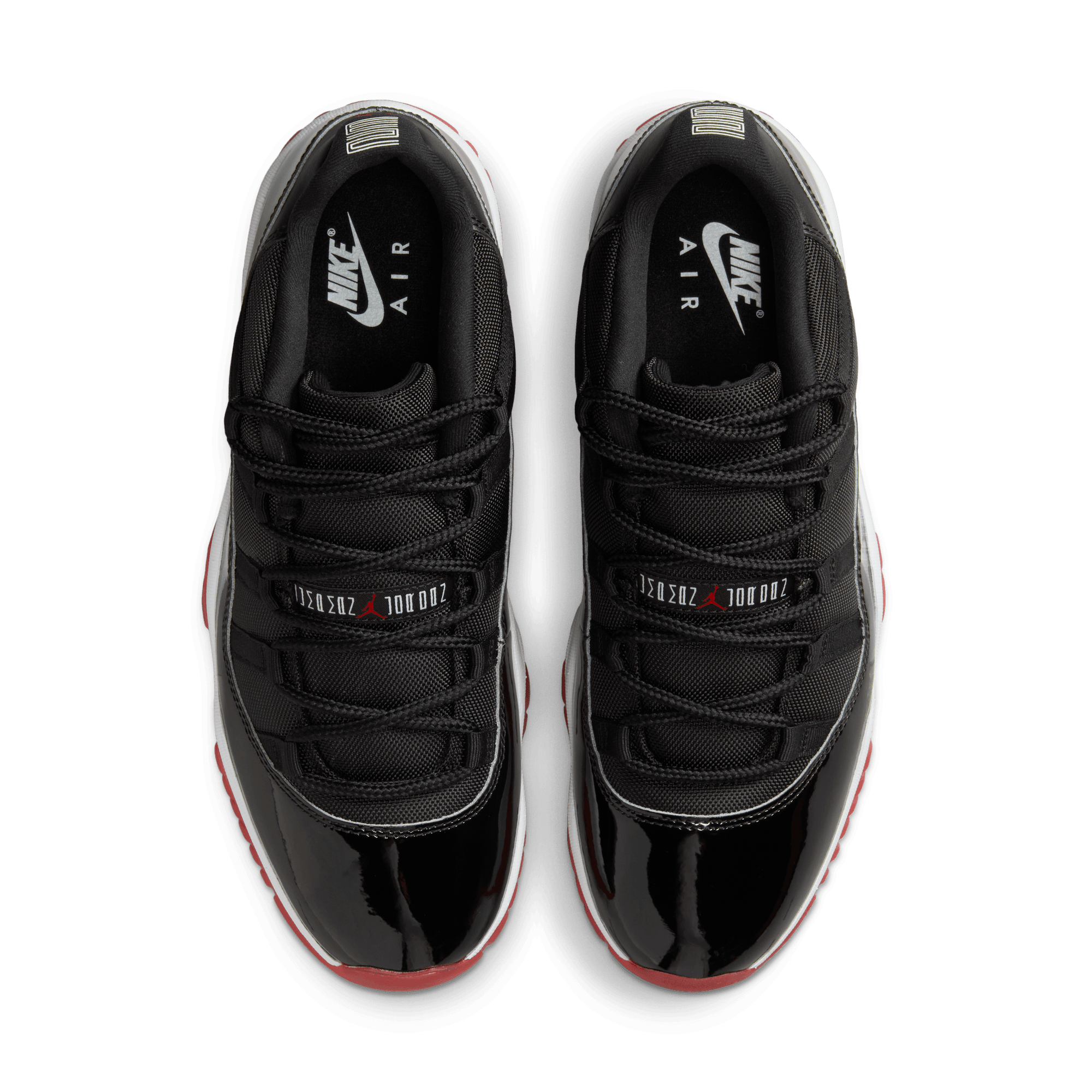 Air Jordan 11 Retro Low Bred Men's Basketball Shoes - Official Nike Sneakers for Casual Wear & Court Performance | Perfect for Street Style, Gym Workouts & Sneaker Collectors
