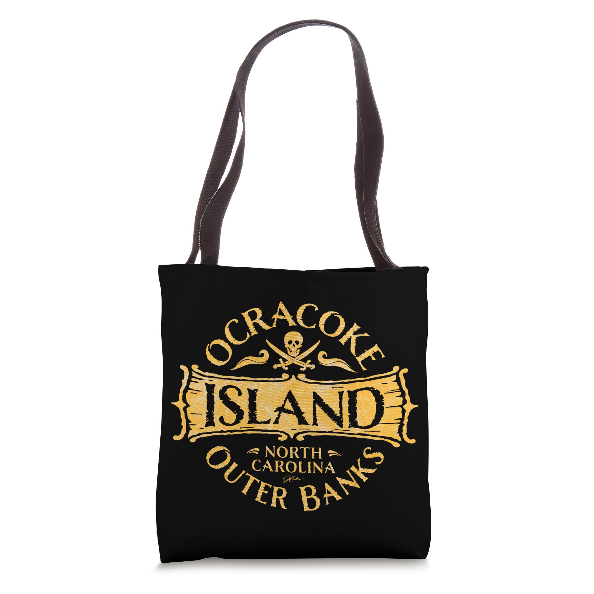 JCombs: Stylish Ocracoke Island North Carolina Tote Bag - Perfect for Beach Trips, Shopping & Daily Use