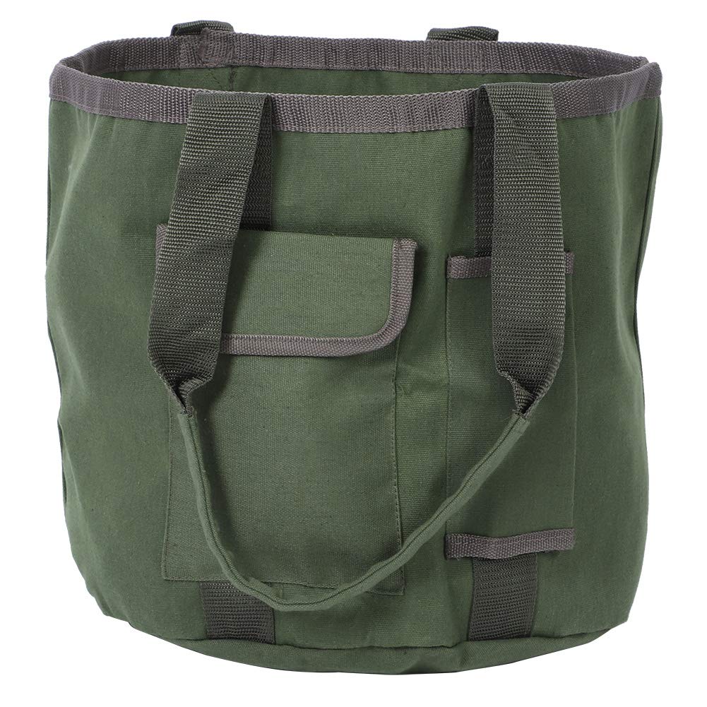 Wosume Portable Garden Tool Bag - Reusable Waterproof Gardening Tool Bucket with Ergonomic Handle for Shovels, Pruners & Forks | Perfect for Outdoor Gardening, Landscaping & Yard Work