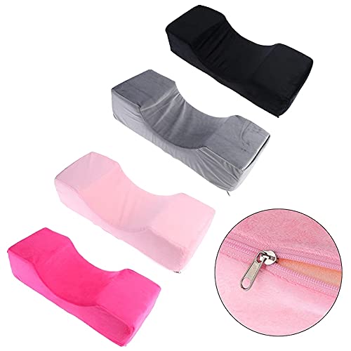 **Soft Memory Foam Eyelash Extension Pillow with Pocket - Neck Support for Lash Grafting & Makeup - Perfect for Salon & Home Use**