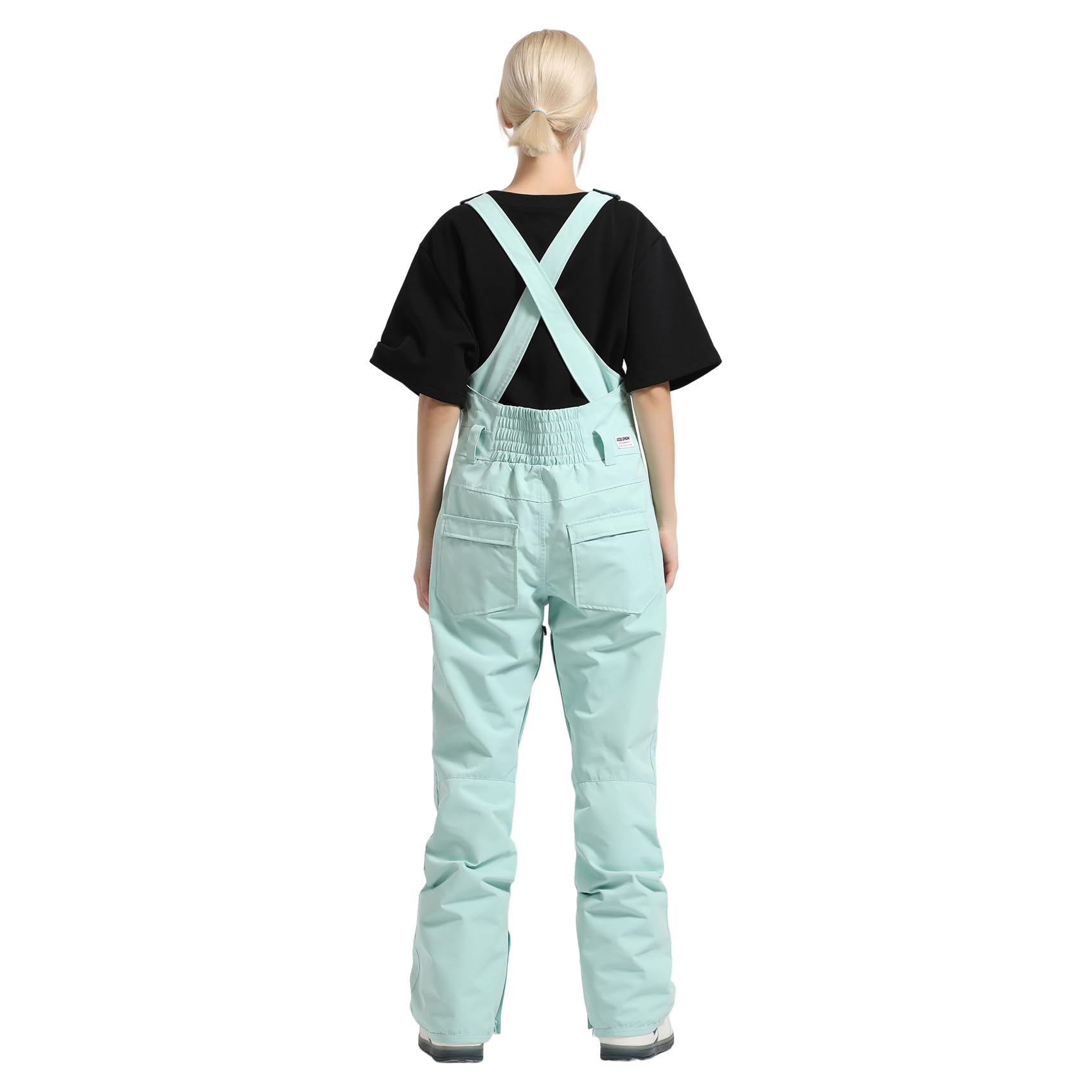 GSOU SNOW Women's Waterproof Ski Bib Overalls - Windproof Snowboard Pants for Winter Sports & Outdoor Activities | Perfect for Skiing, Snowboarding & Cold Weather Adventures
