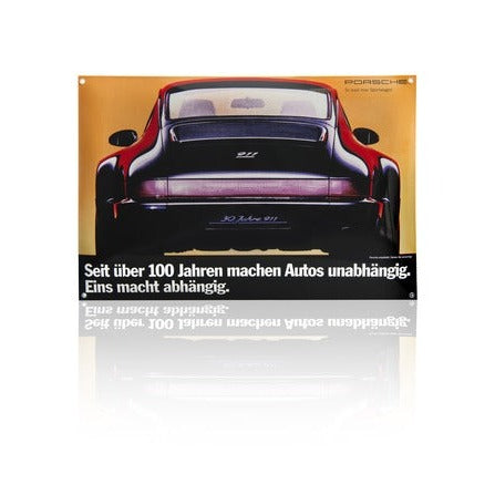 Vintage Porsche 964 4 Classic Enamel Metal Sign - Retro Car Garage Decor for Porsche Lovers & Auto Enthusiasts - Perfect for Man Cave, Garage, Office, or Home Bar Wall Art