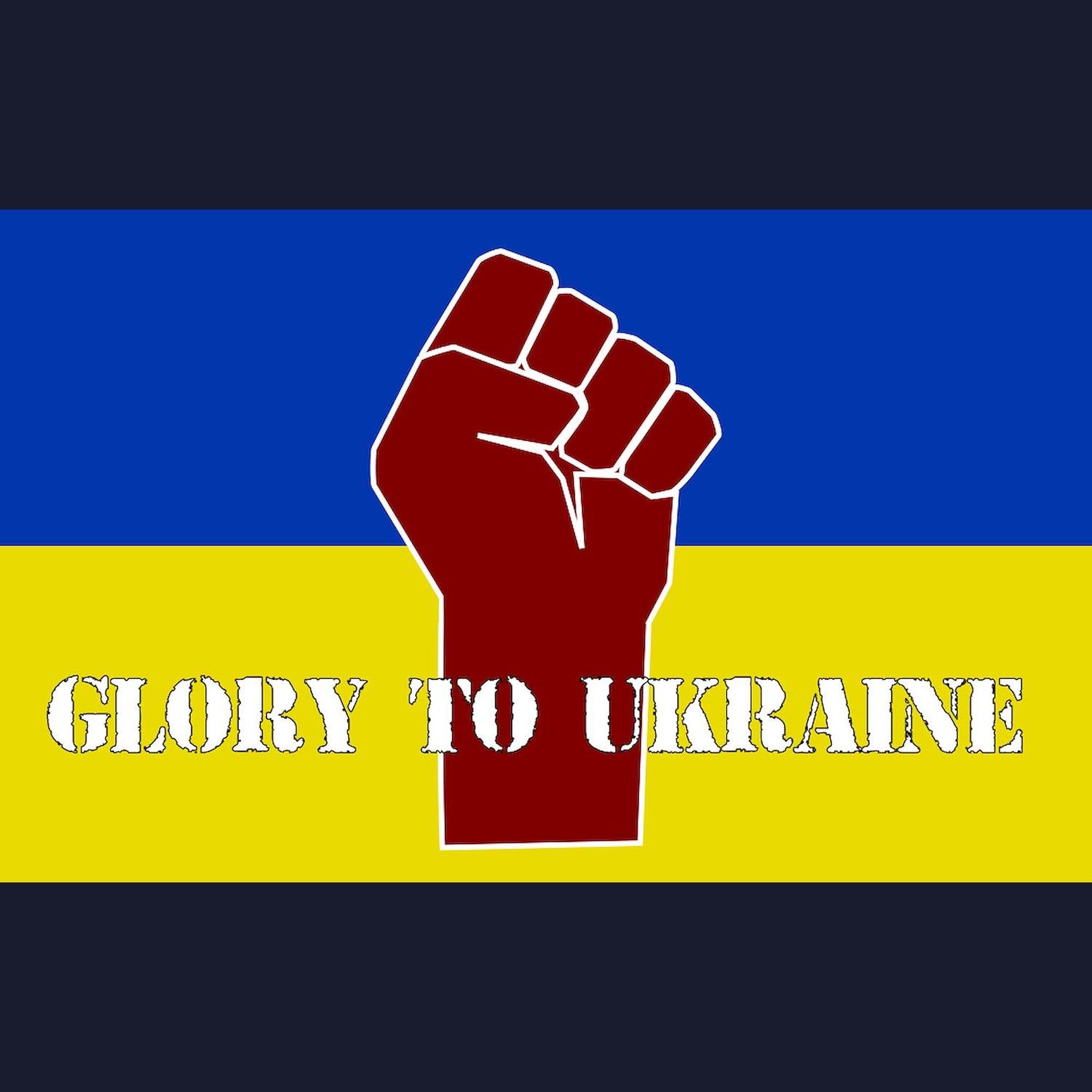 Glory to Ukraine Sweatshirt - Classic Crew Neck Pullover | Patriotic Ukrainian Apparel for Men & Women | Perfect for Support Events & Casual Wear