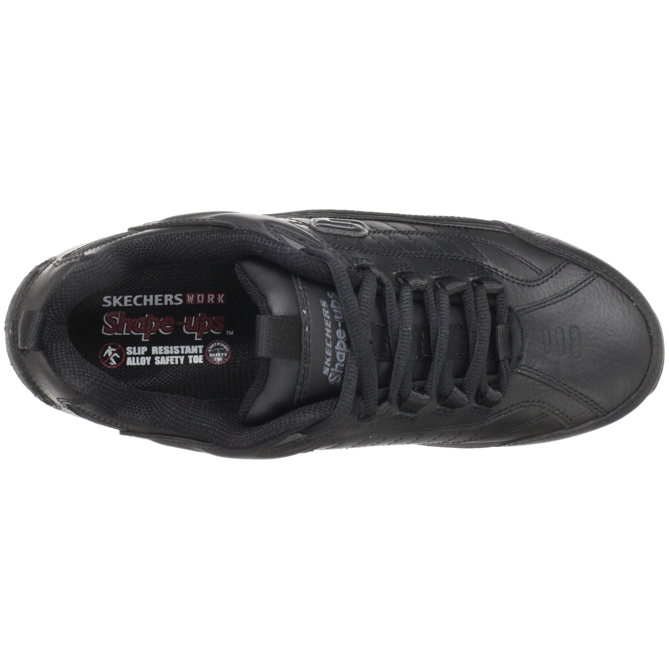 Skechers Men's Magnate Slip-Resistant Work Shoes - Comfortable & Durable for Restaurant, Kitchen, and Construction Workers
