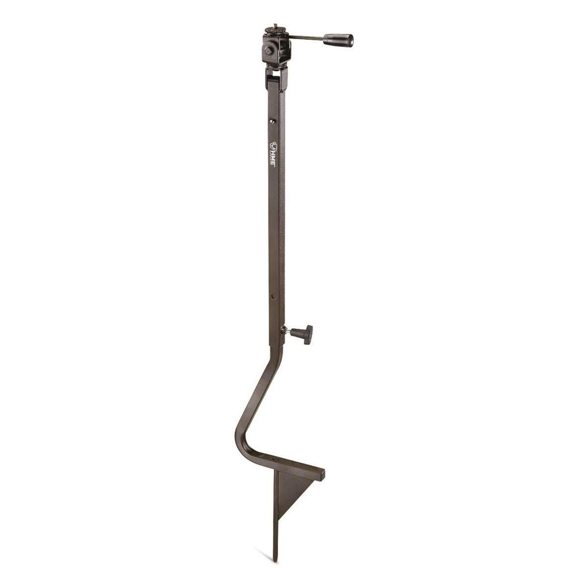 **HME 360-Degree Rotational Trail Camera Holder - Durable Weatherproof Ground Mount for Wildlife Monitoring, Hunting & Outdoor Security - Easy Installation & Universal Compatibility**