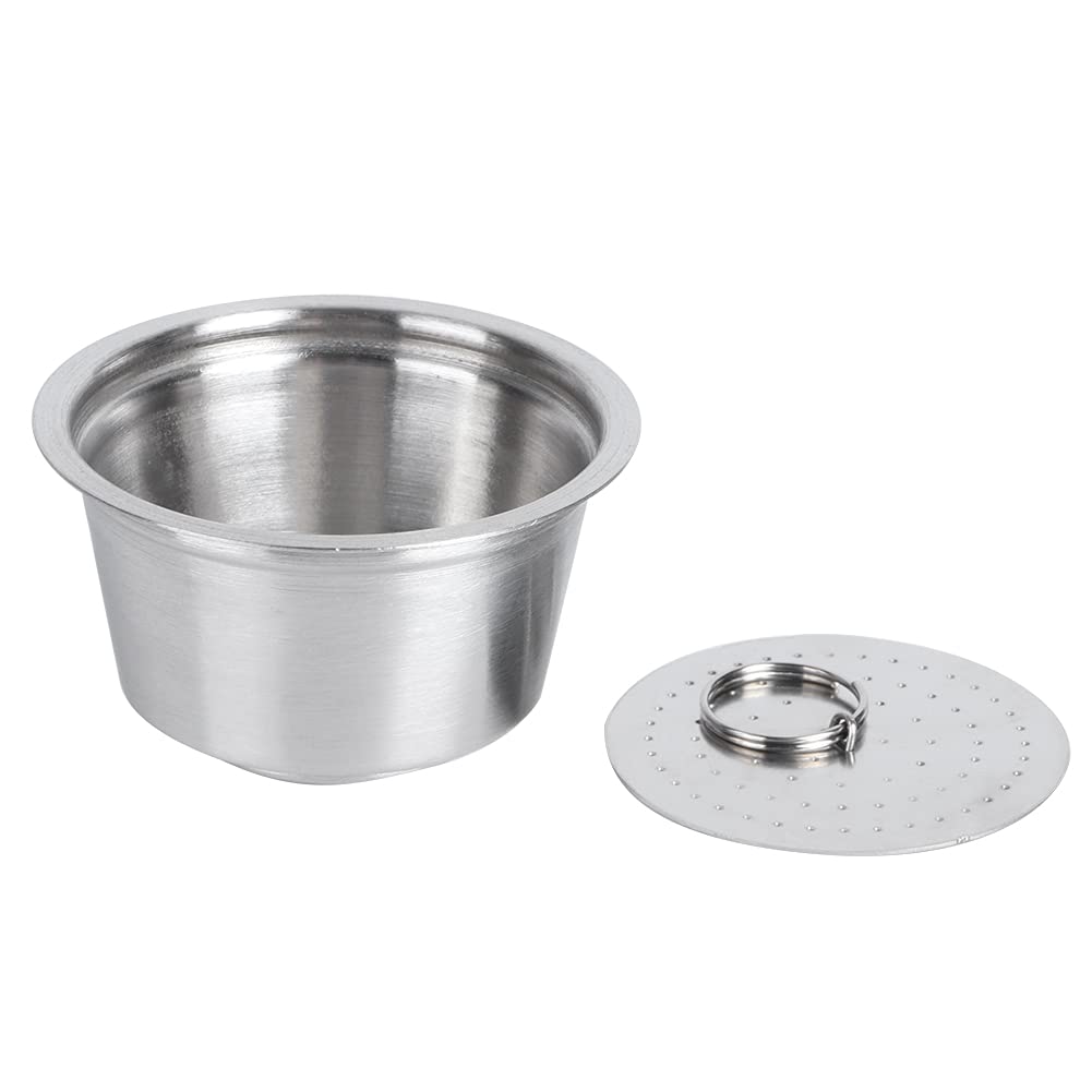 Premium Stainless Steel Reusable Coffee Capsule for Dolce Gusto - Eco-Friendly Refillable Filter Cup, Compatible with Dolce Gusto Coffee Makers (Purple) | Perfect for Home, Office & Travel Use