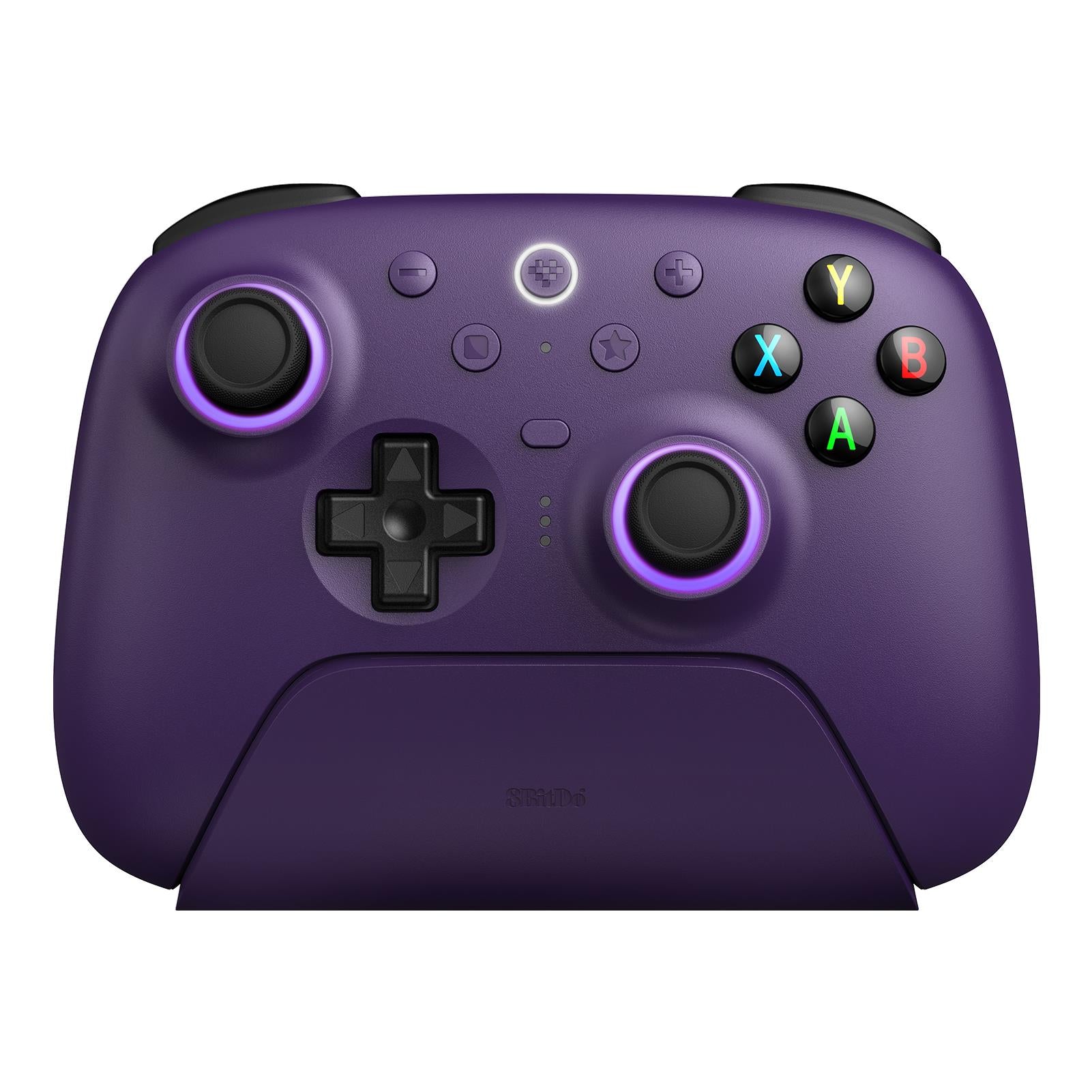 8BitDo Ultimate 2 Wireless Bluetooth Controller for Switch/PC/Android - Purple | Ergonomic Design, Hall Effect Joysticks, Customizable Buttons | Perfect for Gaming, Streaming & eSports