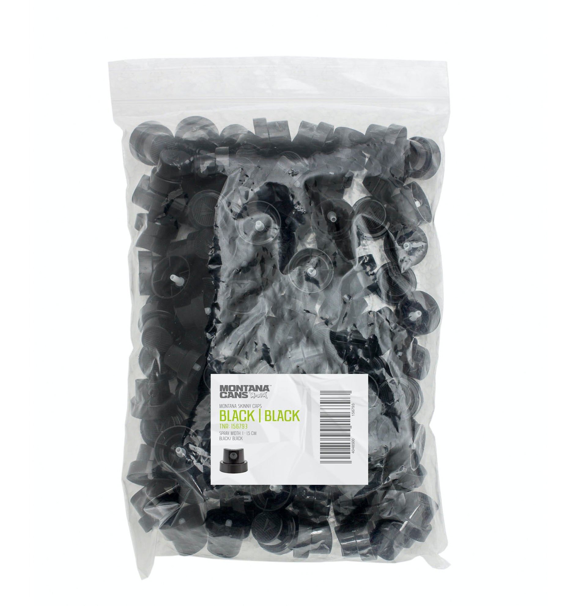 Montana Skinny Low Pressure Cap - Black/Black - Perfect for Cycling, Running & Outdoor Sports