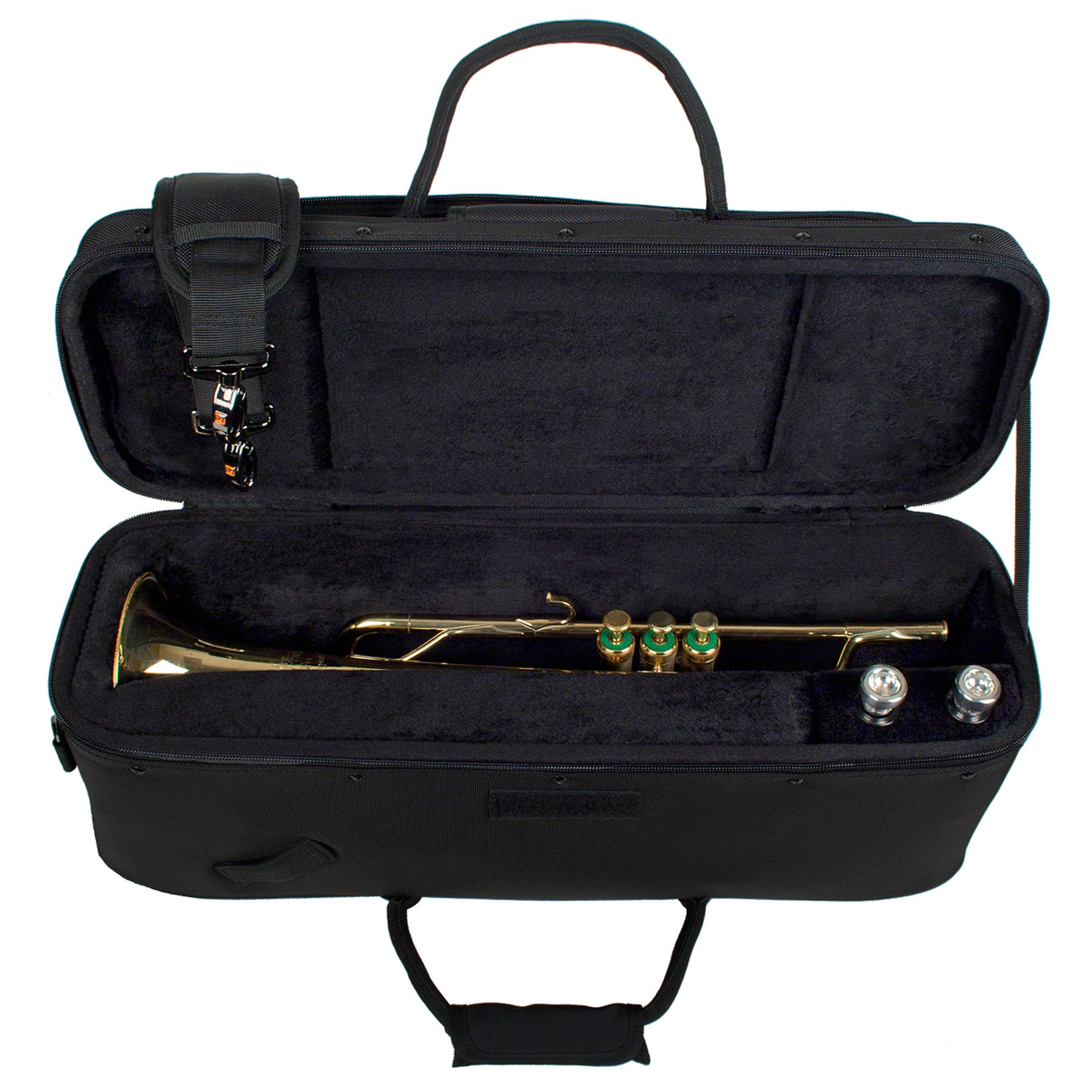 Protec PB301SCL Trumpet PRO PAC Slimline Case - Lightweight & Durable Trumpet Case for Professional Musicians - Perfect for Travel, School, and Performances