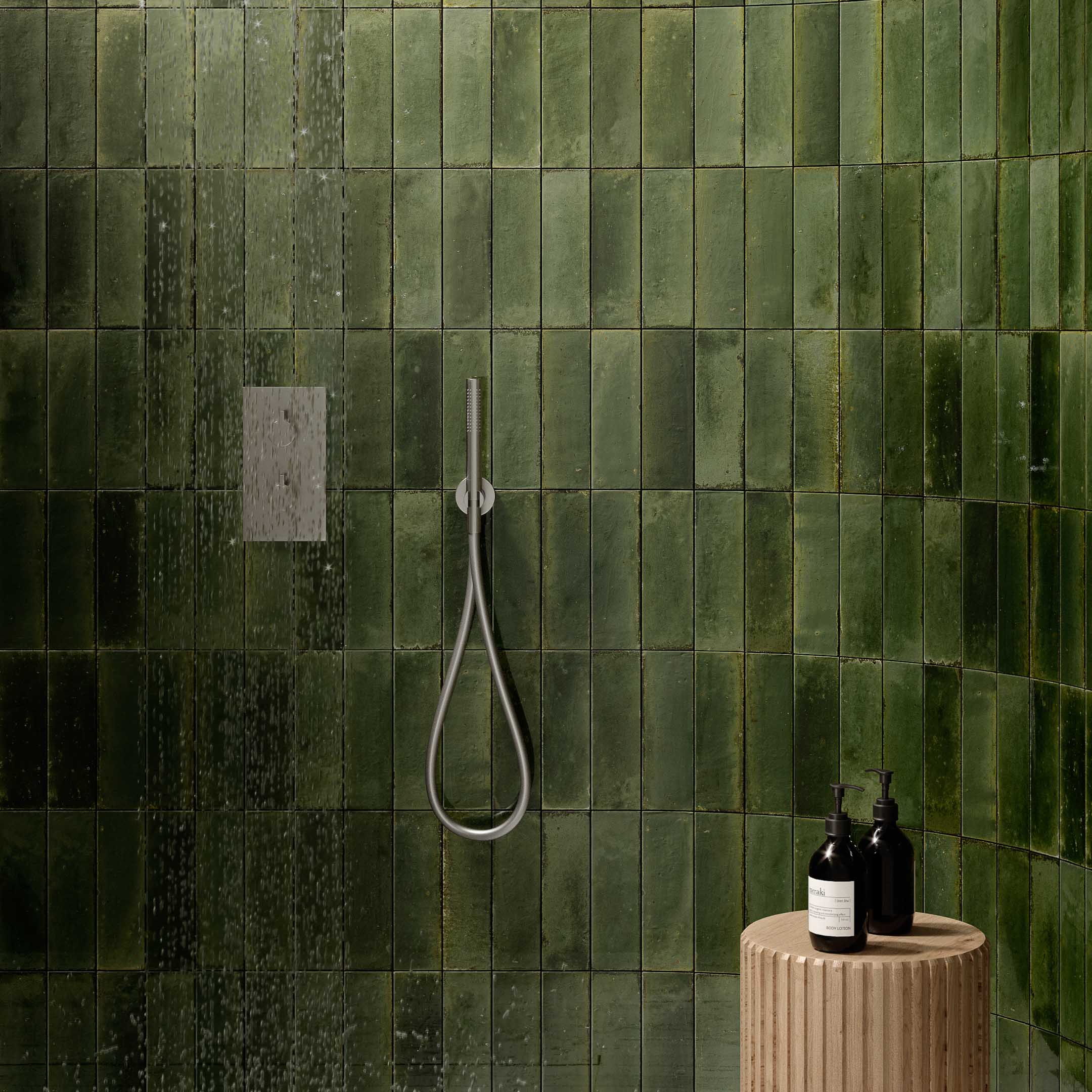 Magnolia Zellige Subway Tiles - Handmade Ceramic Wall & Backsplash Tiles for Kitchen, Bathroom, and Shower Decor