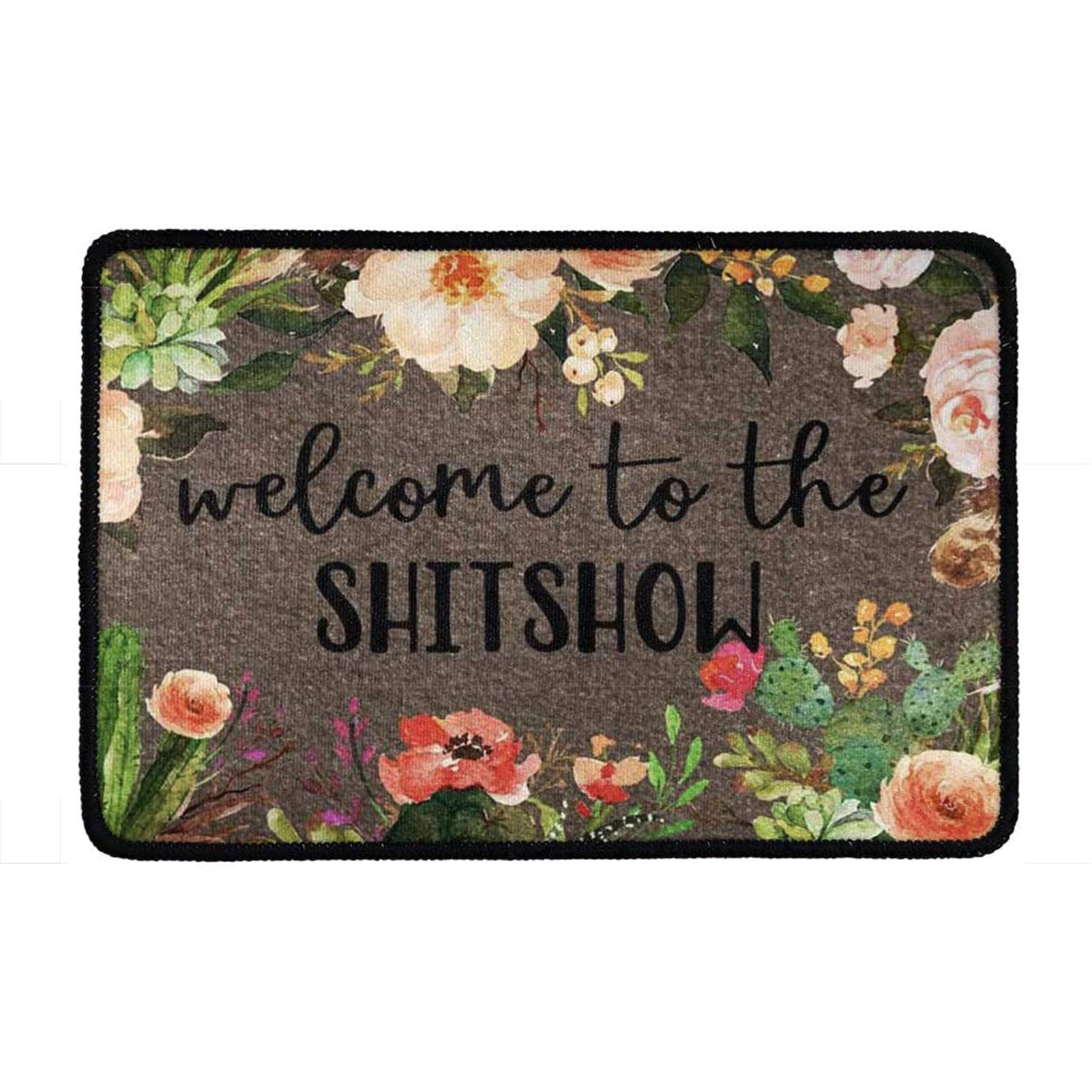 Durable Non-Slip Doormat for Home Entrance - Heavy Duty Outdoor Welcome Mat for Front Door, Porch & Patio - Perfect for High Traffic Areas & Wet Weather