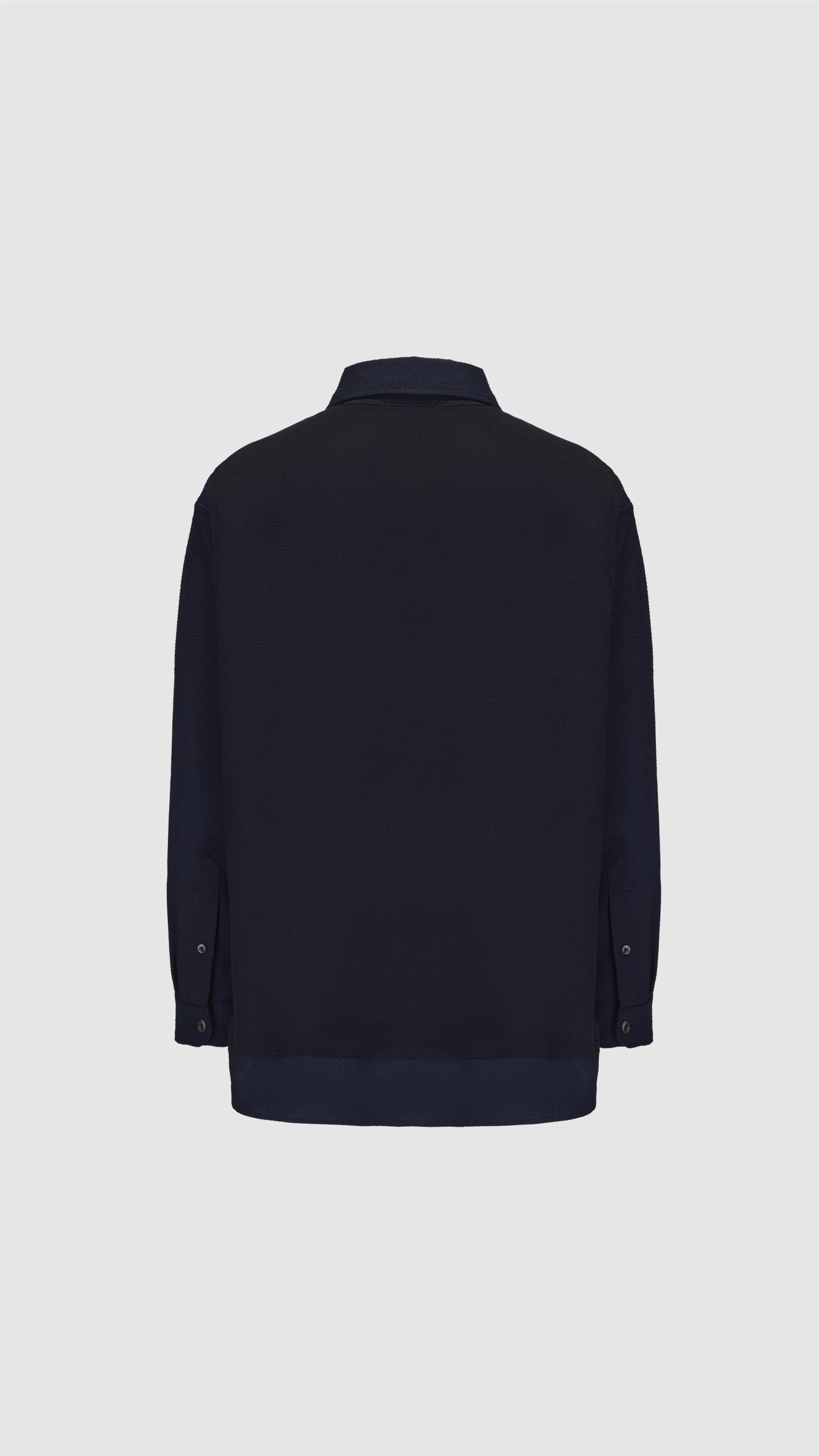 Premium Polyester Business Knit Shirt for Men - Comfortable Office Wear & Formal Attire - Ideal for Business Meetings, Office Work, and Professional Events