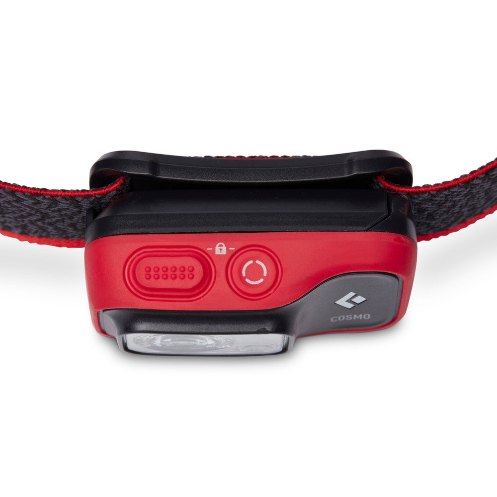 Black Diamond Cosmo 350 Headlamp - Rechargeable LED Headlight for Camping, Hiking & Outdoor Adventures - 350 Lumen Brightness with Red Night Vision Mode