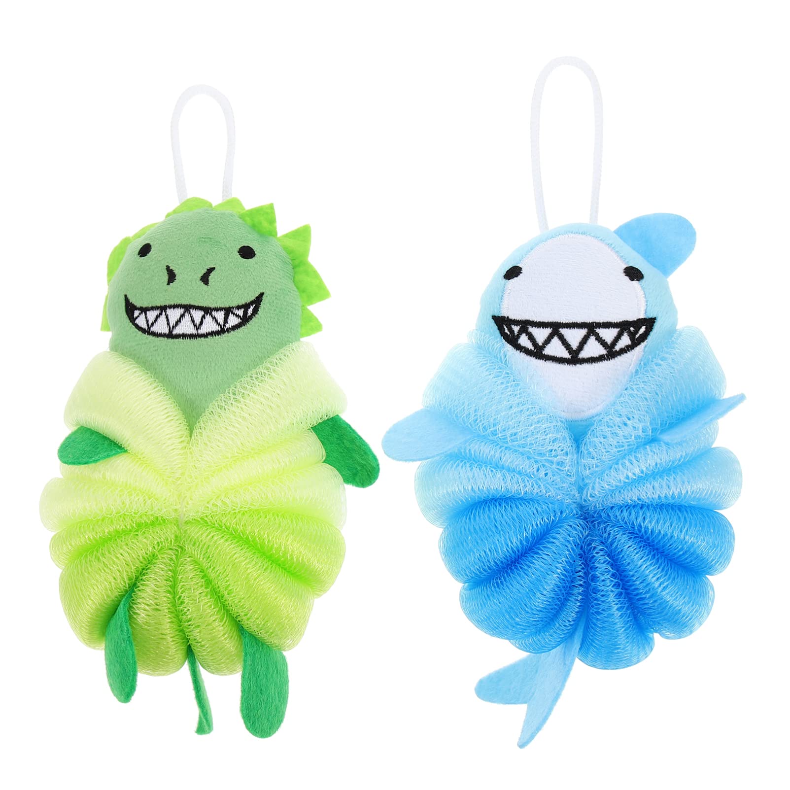 Artibetter Kids Bath Sponge - 2PCS Soft Body & Face Cleansing Pads for Sensitive Skin, Gentle Exfoliating Loofah for Shower & SPA Massage | Perfect for Daily Bathing, Baby Care & Dead Skin Removal