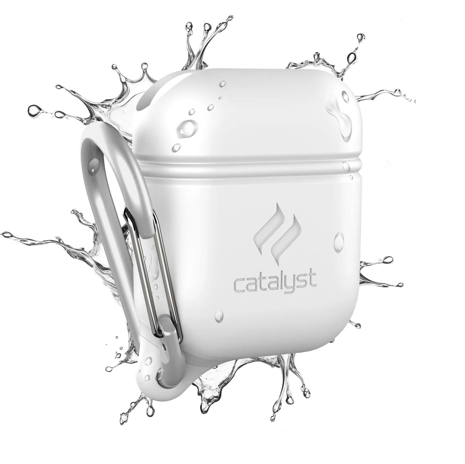 Waterproof Protective Case with Carabiner for AirPods 1st & 2nd Generation - Durable Cover for Gym, Running, Hiking & Outdoor Activities