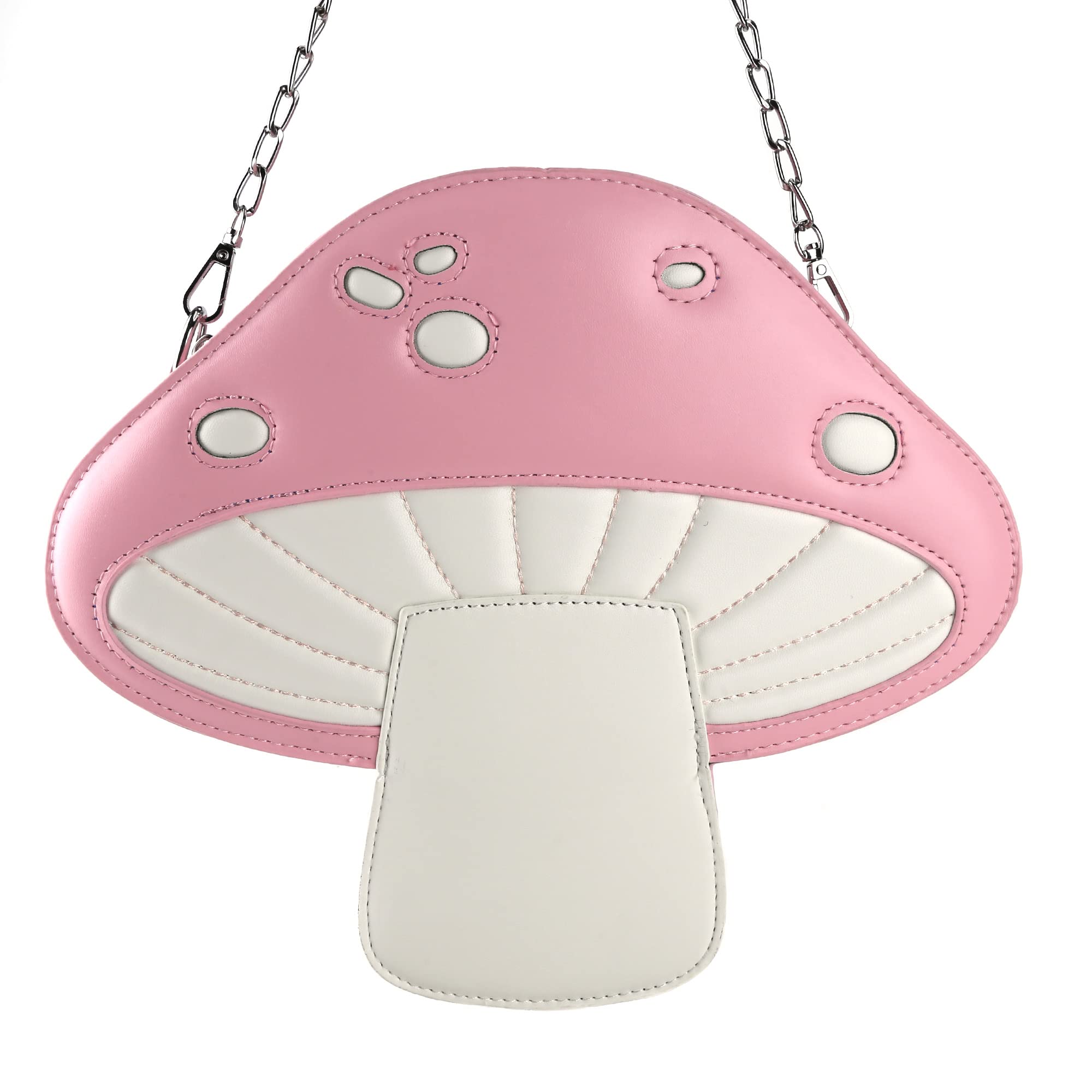 Stylish PU Leather Mushroom Shoulder Bag for Women - Cute Botanical Crossbody Purse - Perfect for Daily Use, Shopping, and Casual Outings