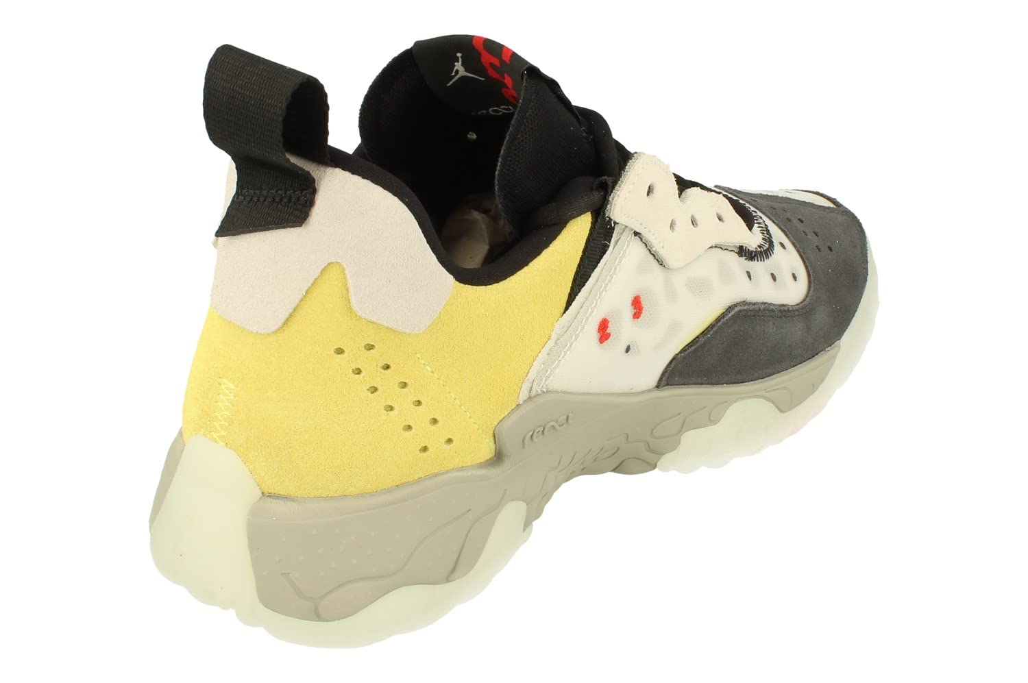 Nike Air Jordan Delta 2 Men's Basketball Shoes - CV8121 Sneakers for Training & Performance (Size UK 8 / US 9 / EU 42.5, Platinum Tint/Chile Red/Stone 003) - Perfect for Basketball, Gym Workouts & Streetwear Fashion
