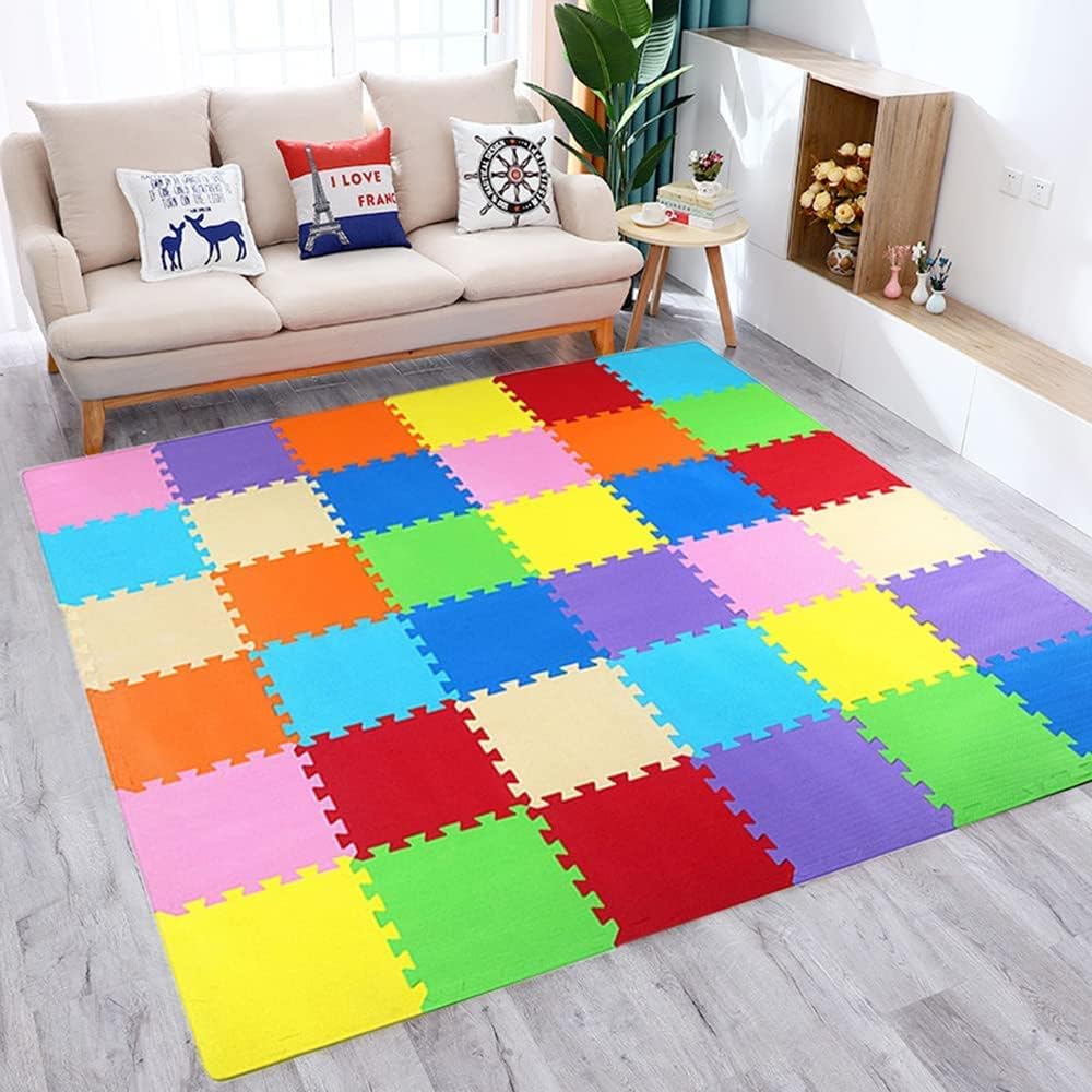 20-Piece Foam Play Mat for Kids - Non-Toxic Puzzle Floor Tiles, Soft Play Mats & Rugs for Baby Crawling, Toddler Playroom, Daycare & Home Nursery Safety