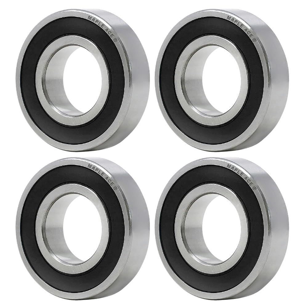 MAPLE ACE PL0609, PL4609, PL4611, PL6141 Spindle Bearings - 4 Pack Replacement for Bunton Lawn Mower Parts | Perfect for Lawn Mower Repair & Maintenance