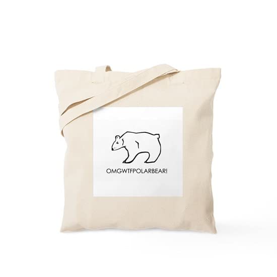 Eco-Friendly Polar Bear Canvas Tote Bag - Natural Reusable Shopping Bag for Groceries, Beach & Daily Use | CafePress
