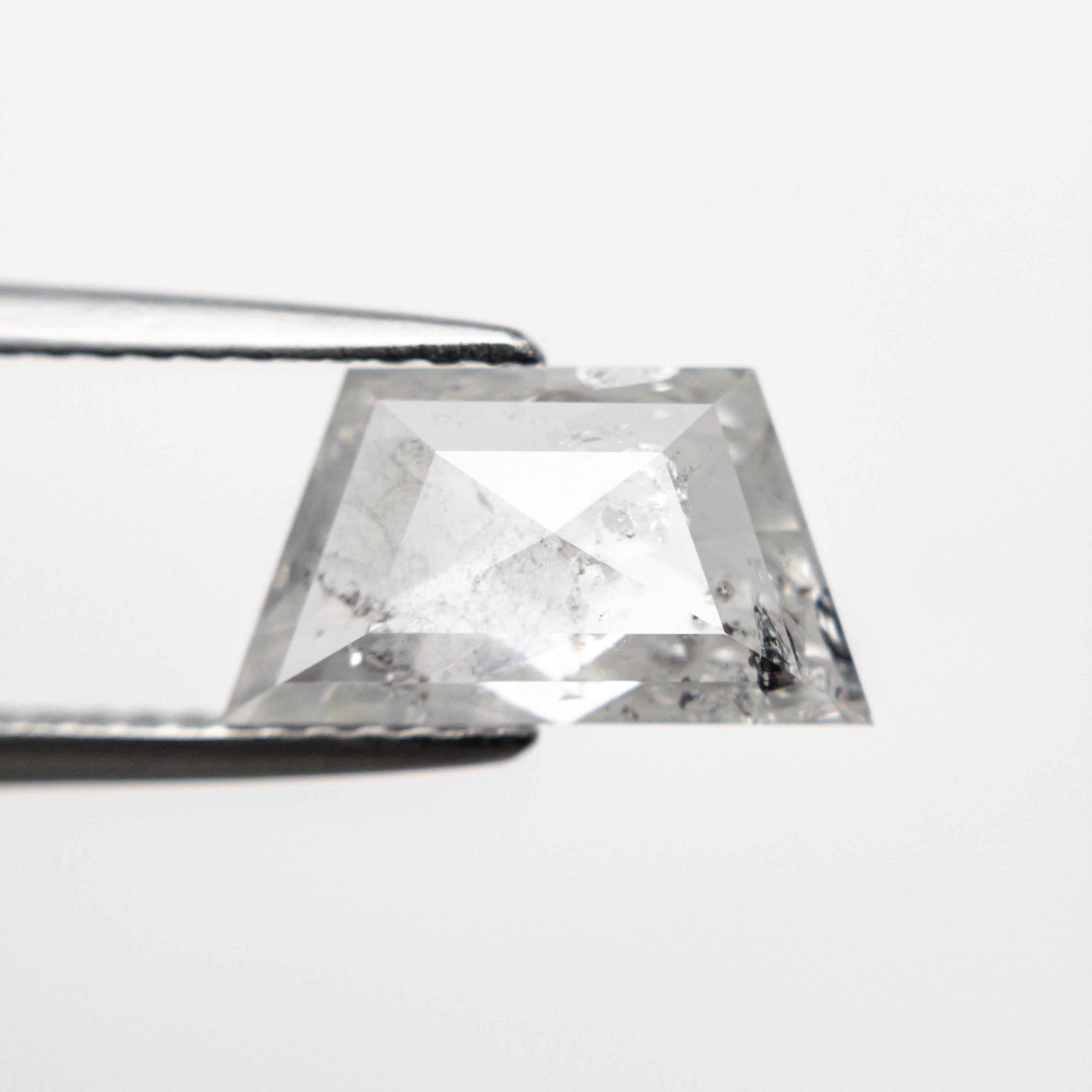 1.83ct Trapezoid Rose Cut Diamond (10.87x6.09x3.03mm) - Vintage Style Loose Gemstone for Jewelry Making & Engagement Rings