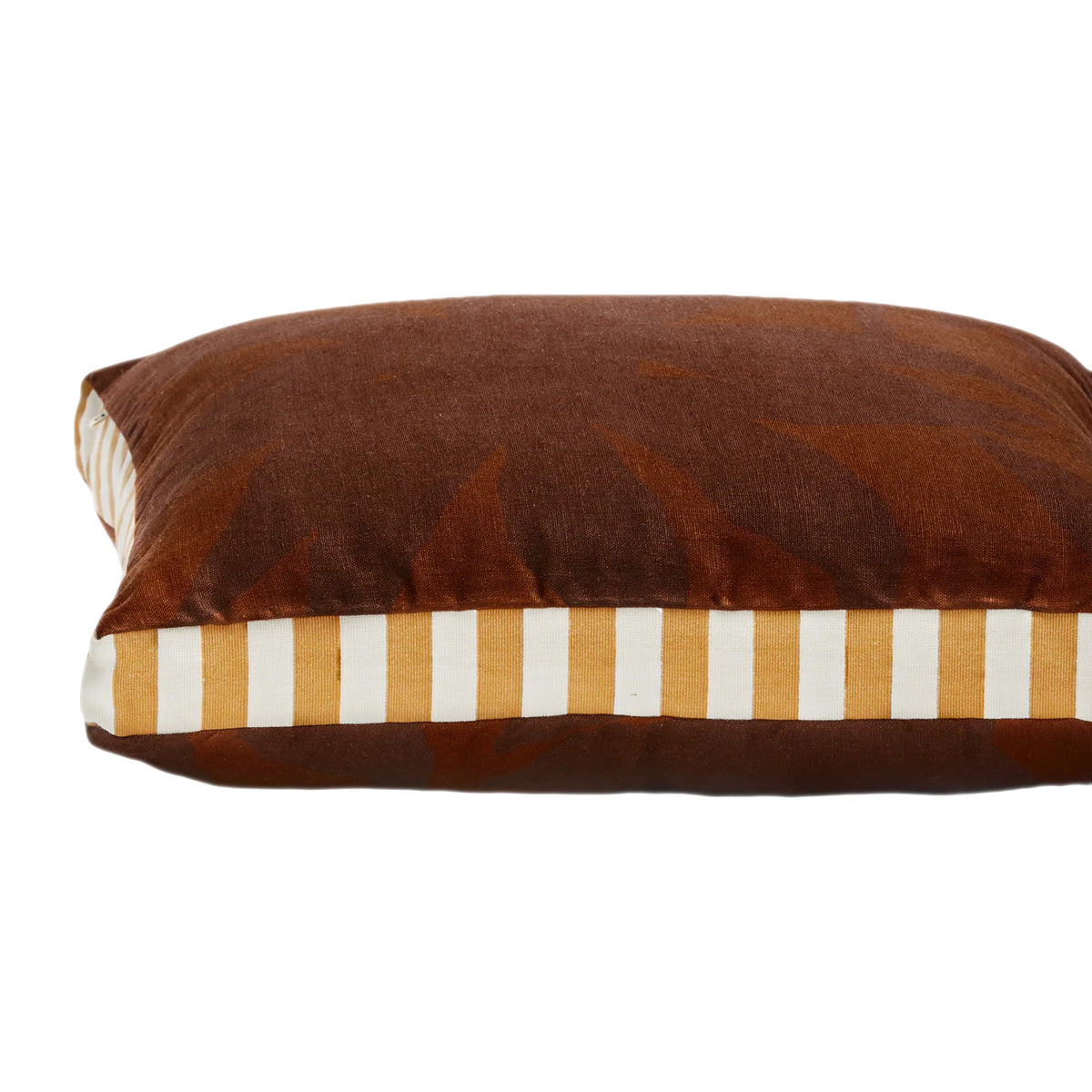 Premium Fleur Chocolate Cushion - Soft Decorative Throw Pillow for Sofa, Bed & Home Decor - Perfect for Living Room, Bedroom & Cozy Spaces