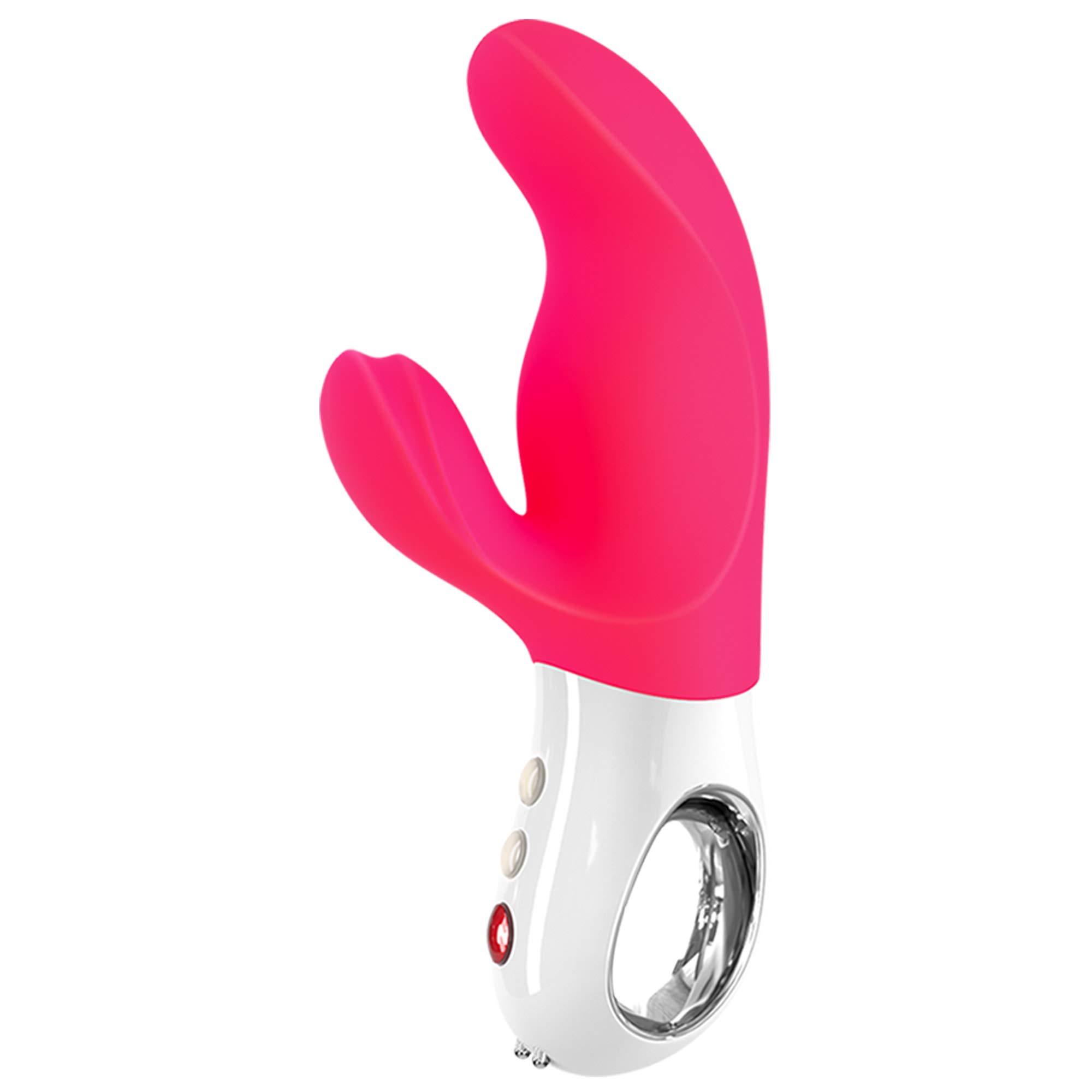 Premium Rechargeable Silicone Dildo Vibrator - FUN FACTORY G5 Series Luxury Adult Toy for Women & Men (Miss BI Pink) | Waterproof, Body-Safe & Powerful Vibrations | Perfect for Couples Play & Solo Pleasure