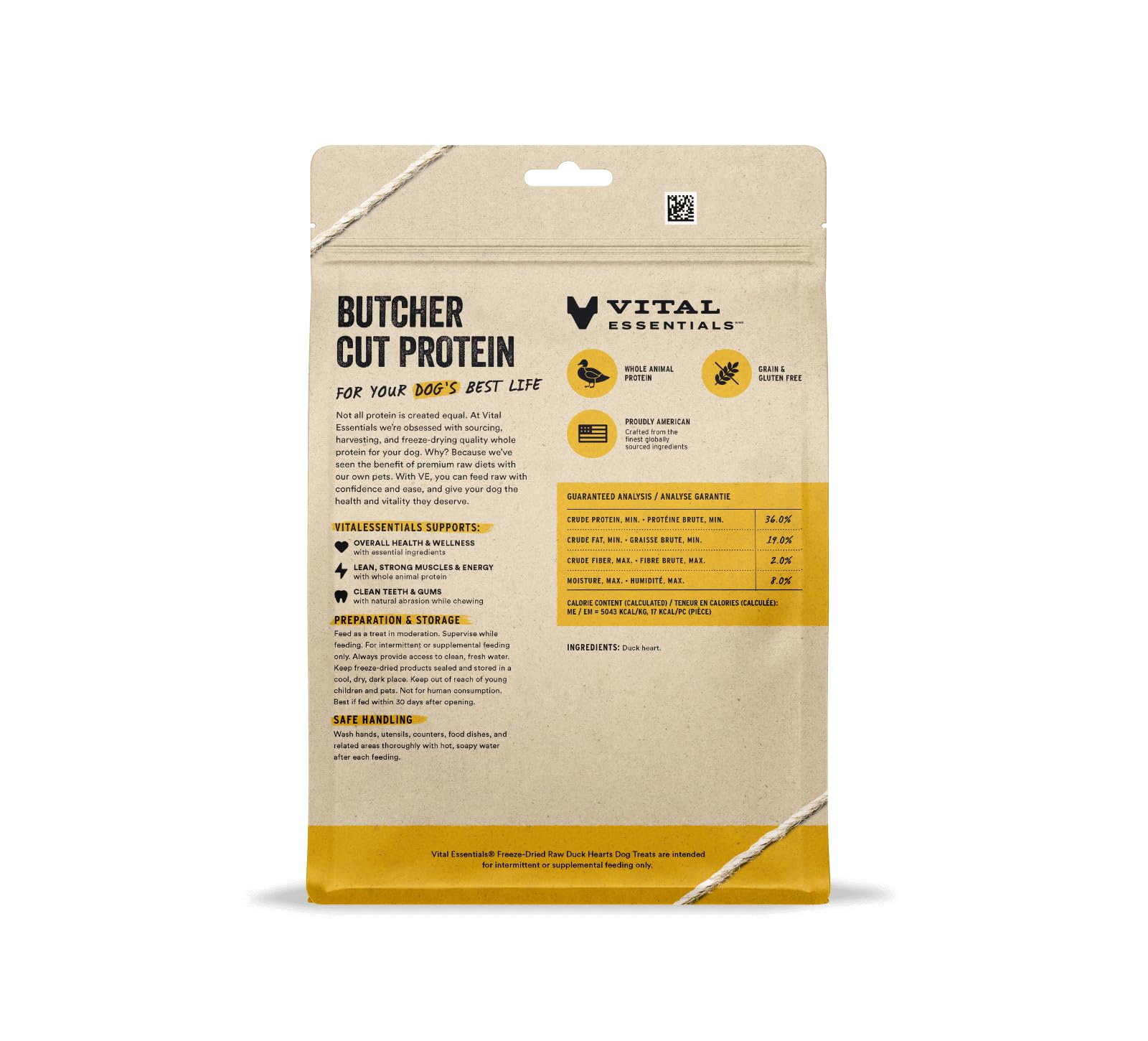 Vital Essentials Freeze-Dried Raw Single Ingredient Dog Treats - Natural Bully Sticks for Dogs, 1.4 oz | High-Protein Training Rewards & Dental Chews for Puppies and Adult Dogs