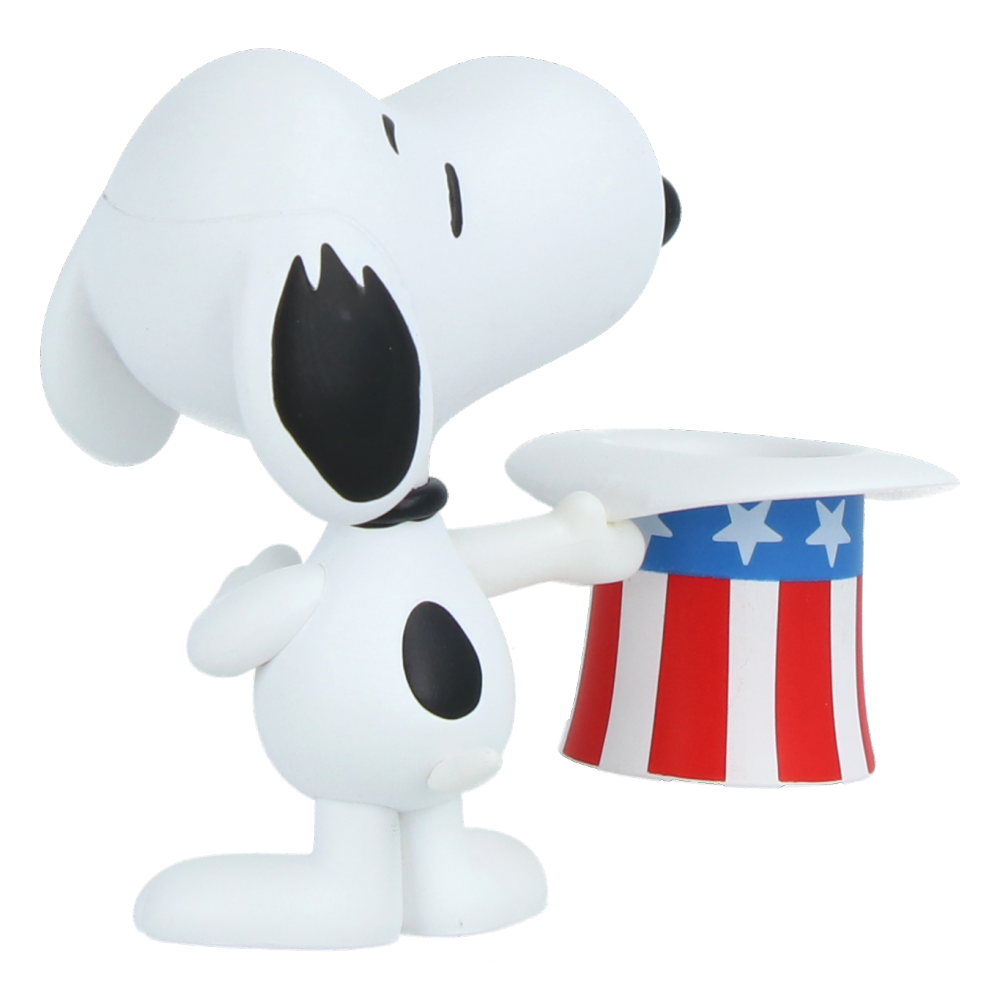 Peanuts Series 15 Americana Uncle Snoopy UDF Figurine - Collectible Snoopy Statue for Home Decor, Office Display & Gift for Peanuts Fans