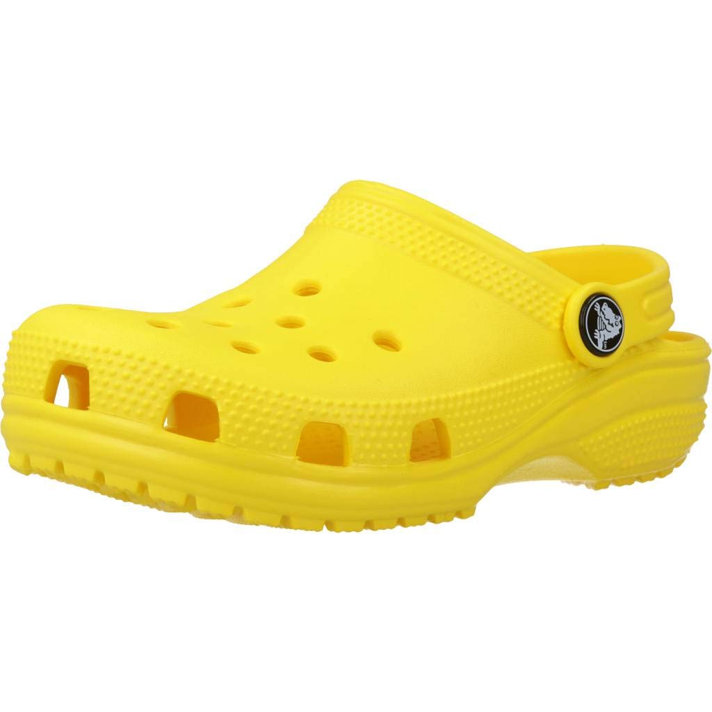 Crocs Unisex-Child Classic Clogs | Comfortable Water Shoes for Kids | Perfect for Beach, Pool, and Outdoor Play