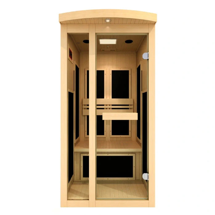 Low EMF Far Infrared Sauna for One Person - Portable Home Spa for Relaxation & Detox