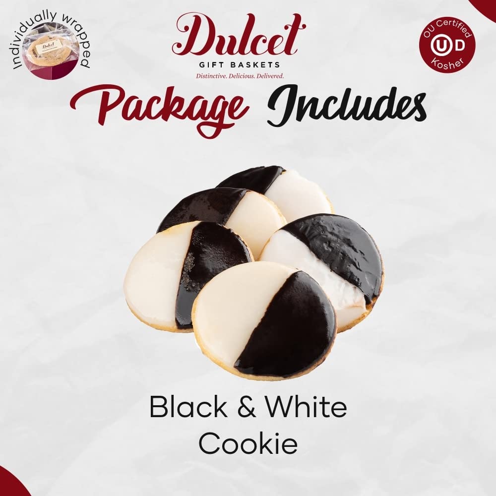 Deluxe Cookies Gift Basket - Thoughtful Thank You, Sympathy & Get Well Soon Gift for Women, Men, Girls & Boys | Perfect for Holidays, Birthdays & Special Occasions | Dulcet Gift Baskets