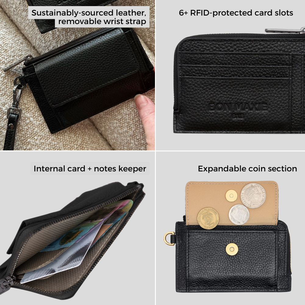 Everyday Leather Mini Wallet - Compact & Stylish Leopard Print Wallet for Women - Perfect for Daily Use, Travel & Gifting