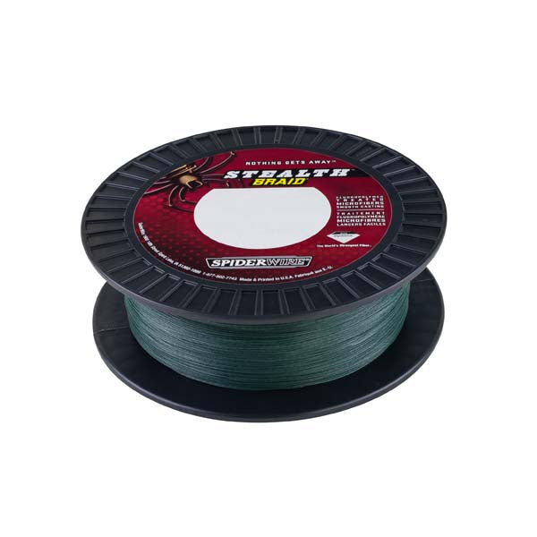 SpiderWire Stealth Braid Fishing Line - 500 Yards High Strength Low-Visibility Braided Line for Saltwater & Freshwater Fishing - Perfect for Bass, Trout, and Saltwater Game Fish