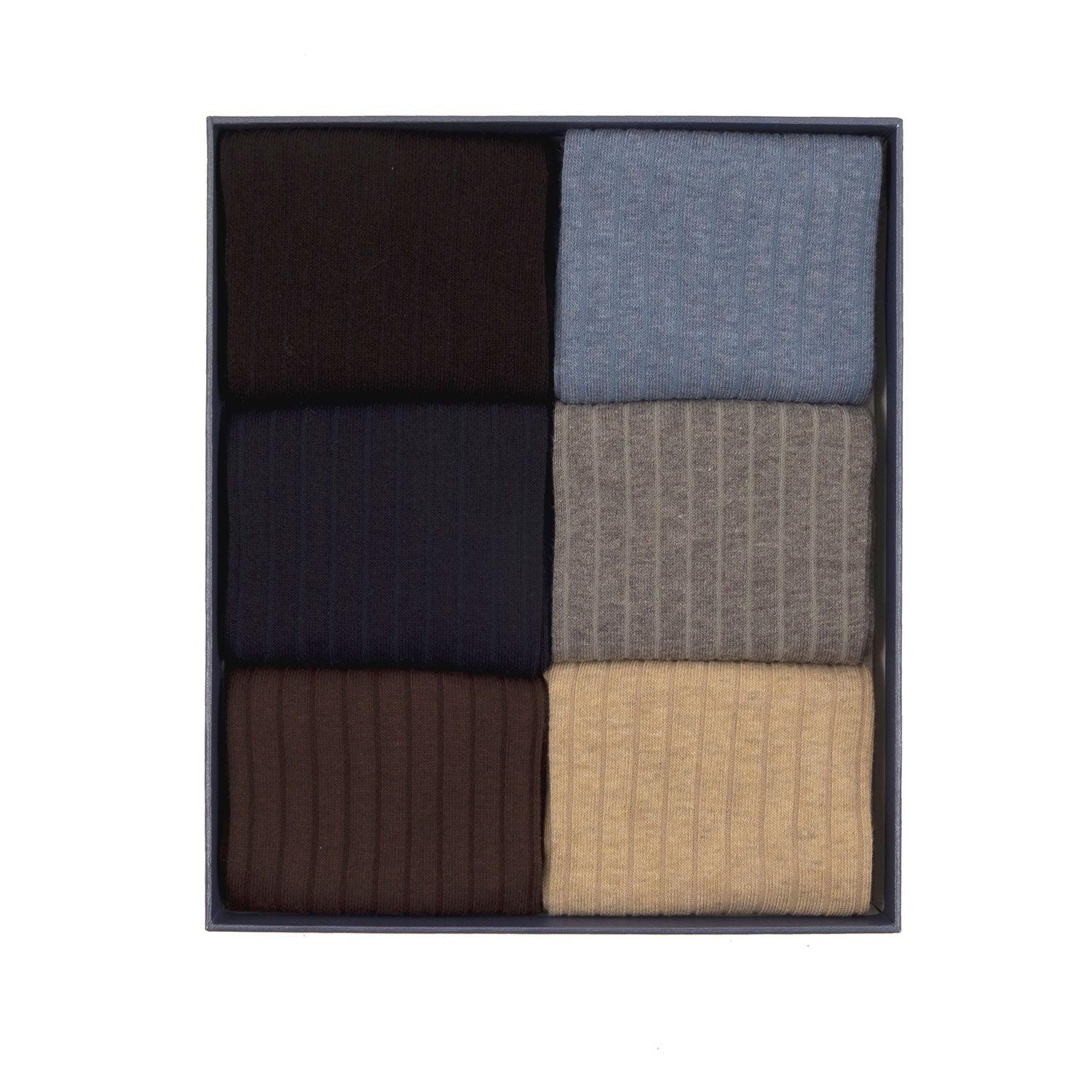 6-Pack Men's Breathable Cotton Socks - Soft & Comfortable for Everyday Wear, Work, Sports & Casual Outfits