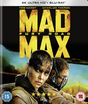 Mad Max: Fury Road 4K UHD + Blu-ray | Ultra HD Action Movie | Post-Apocalyptic Film Collection | Perfect for Home Theater & Movie Night Entertainment