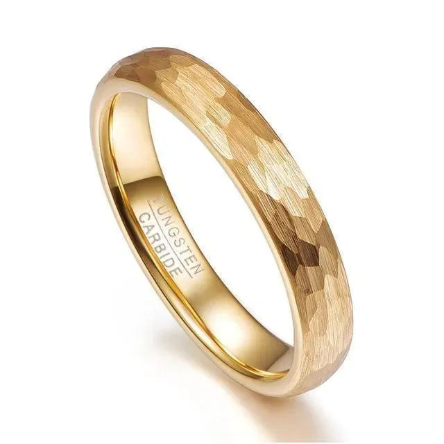 Elegant Geometric Gold Wedding Rings for Women & Men - Perfect for Engagement, Anniversary & Bridal Jewelry Gifts