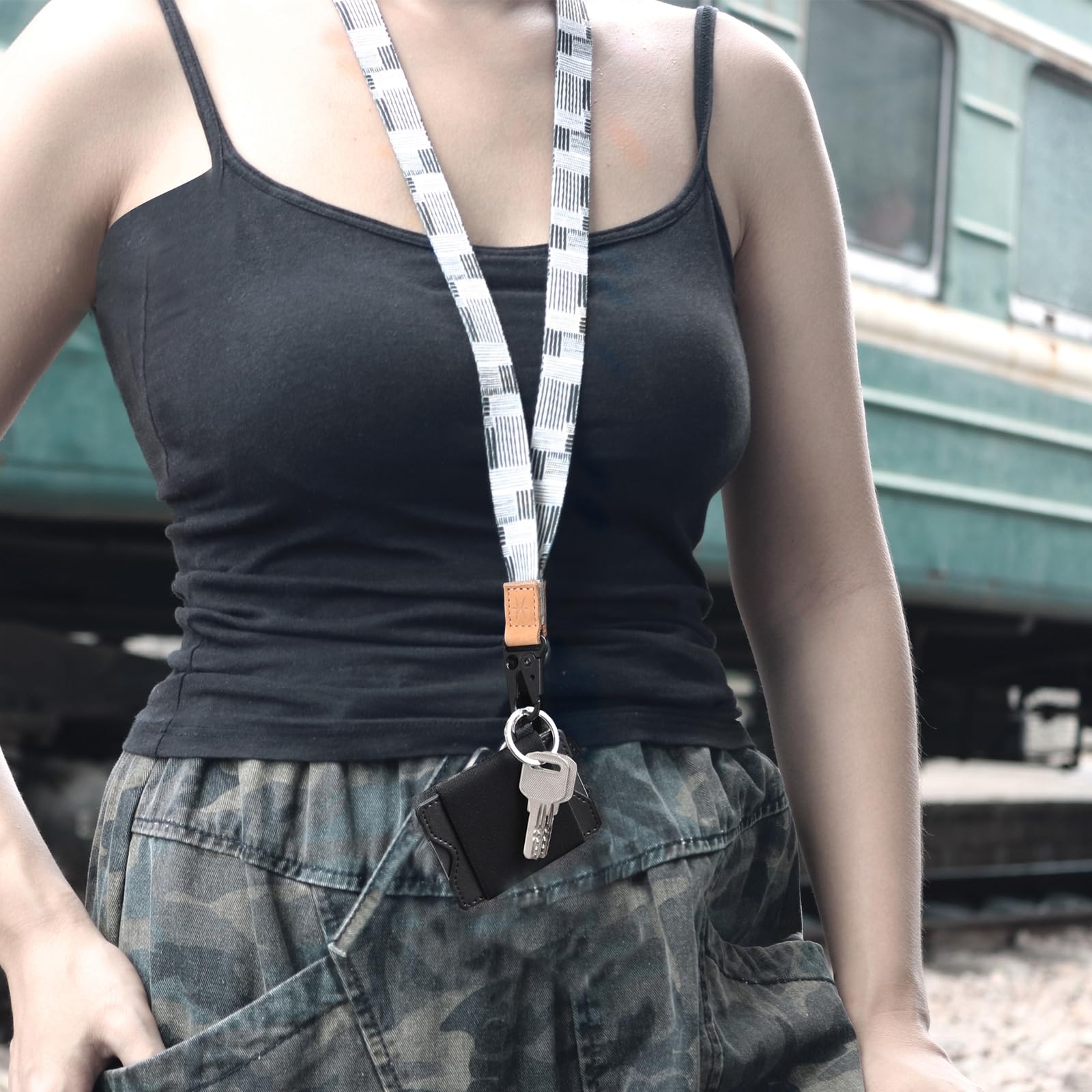 Cool Lanyards for Keys & ID Badges - Neck Strap Holder for Work & Events