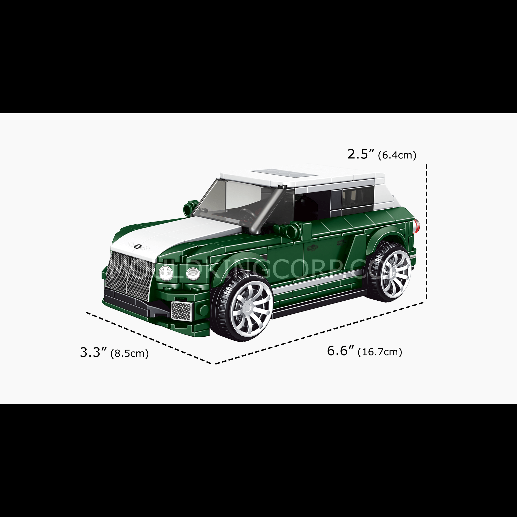 Mould King 27026 Bentayga Car Model Building Blocks Toy Set - 443 PCS for Kids & Adults - Creative DIY Construction Kit for Car Enthusiasts & Collectors - Perfect Gift for Birthday, Christmas & Home Decoration