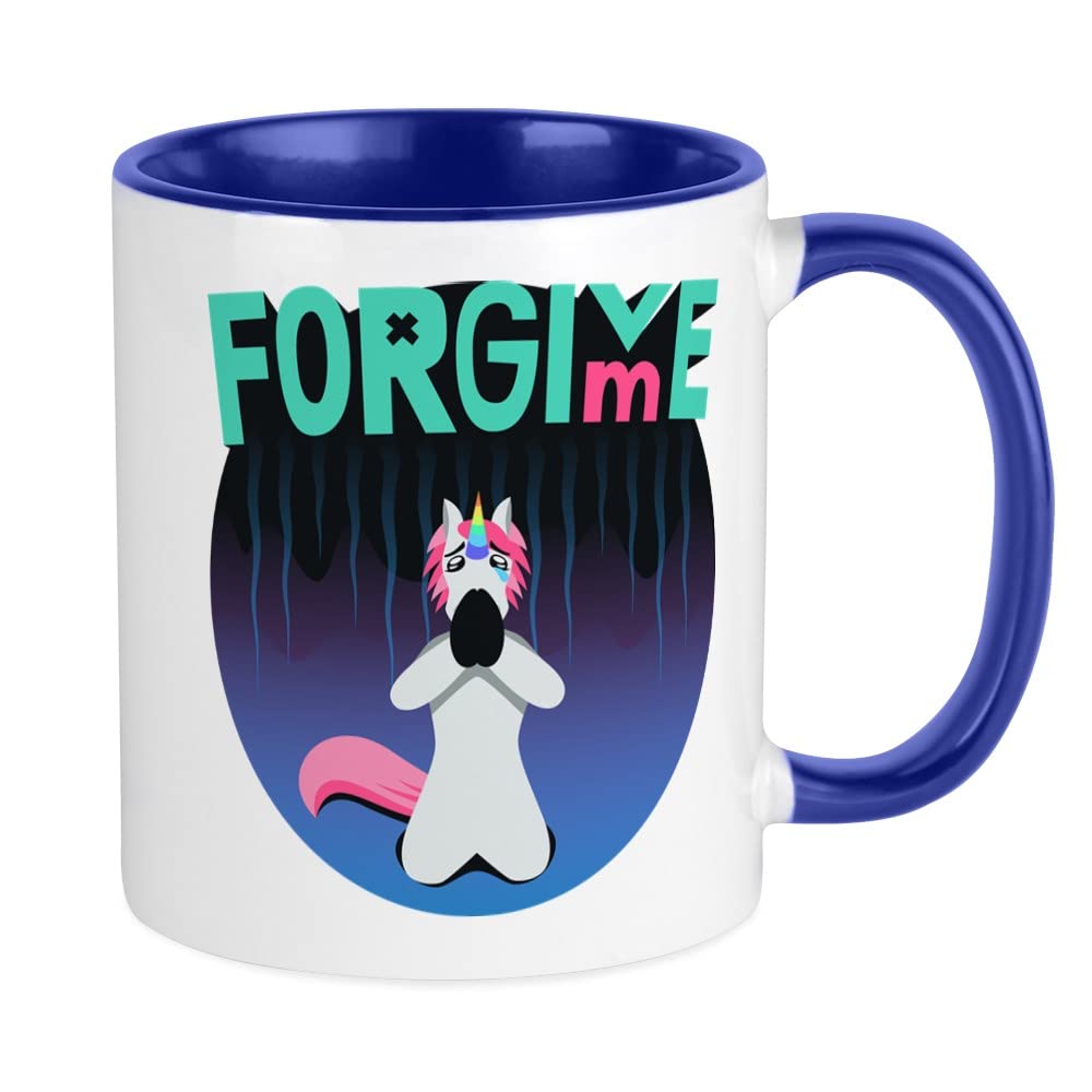 Unicorn Forgive Me Ceramic Coffee Mug 11 oz - Cute & Funny Tea Cup for Coffee Lovers - Perfect for Office, Home & Gifts